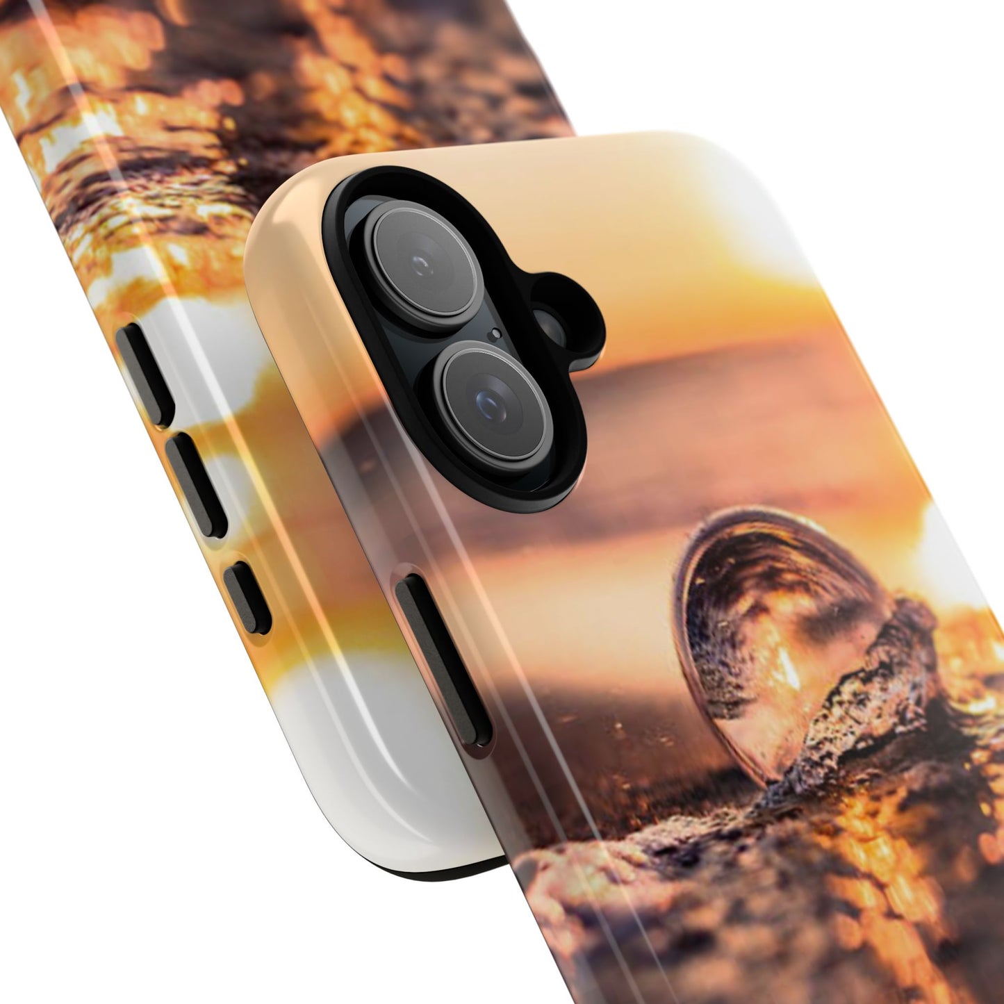 Sunset Bubble Phone Case, Tough Cases, Beach Lover Gift, Summer Vibes, Cell Phone Accessories, Unique Design, Nature Photography