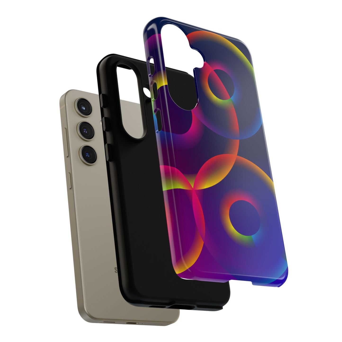 Colorful Phone Case with Abstract Designs, Tough Cases for Your Phone, Unique Phone Accessories, Gift for Tech Lovers, Vibrant Cell [...]
