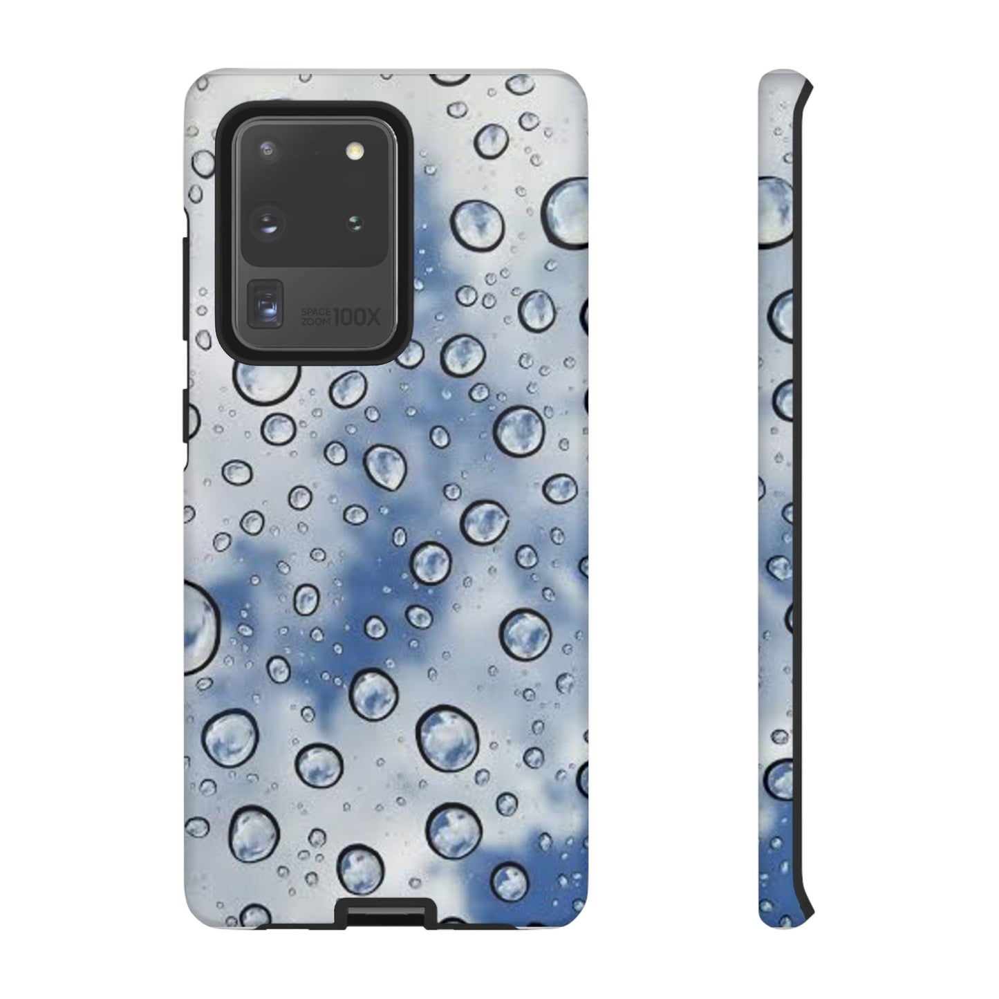 Blue Water Droplet Phone Case, Tough Cases for Protection, Stylish Cellphone Cover, Unique Gifts for Her, Durable and Trendy
