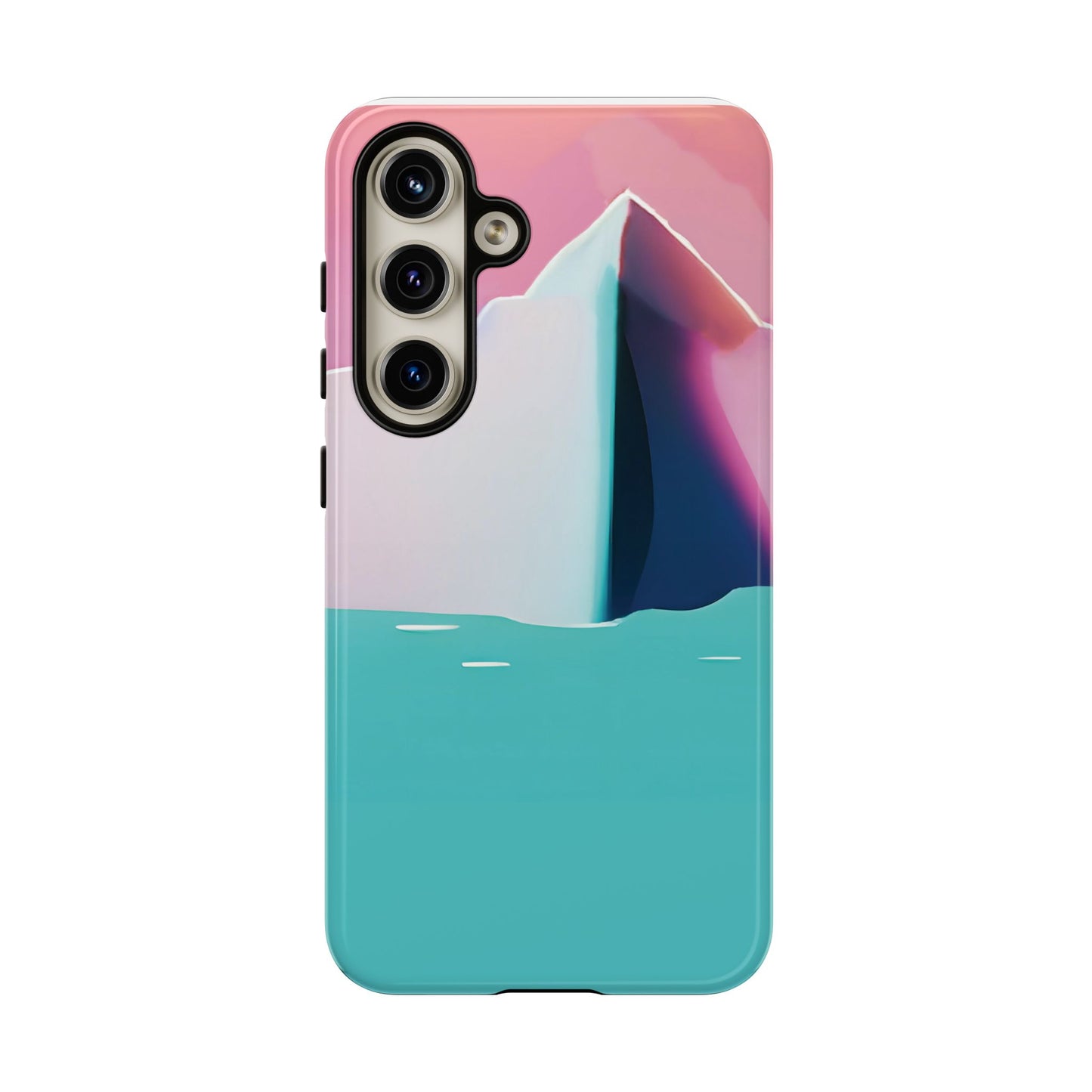 Trendy Phone Case - Abstract Iceberg Design, Phone Cover, Gift for Her, Unique Tech Accessory, Cool Aesthetic