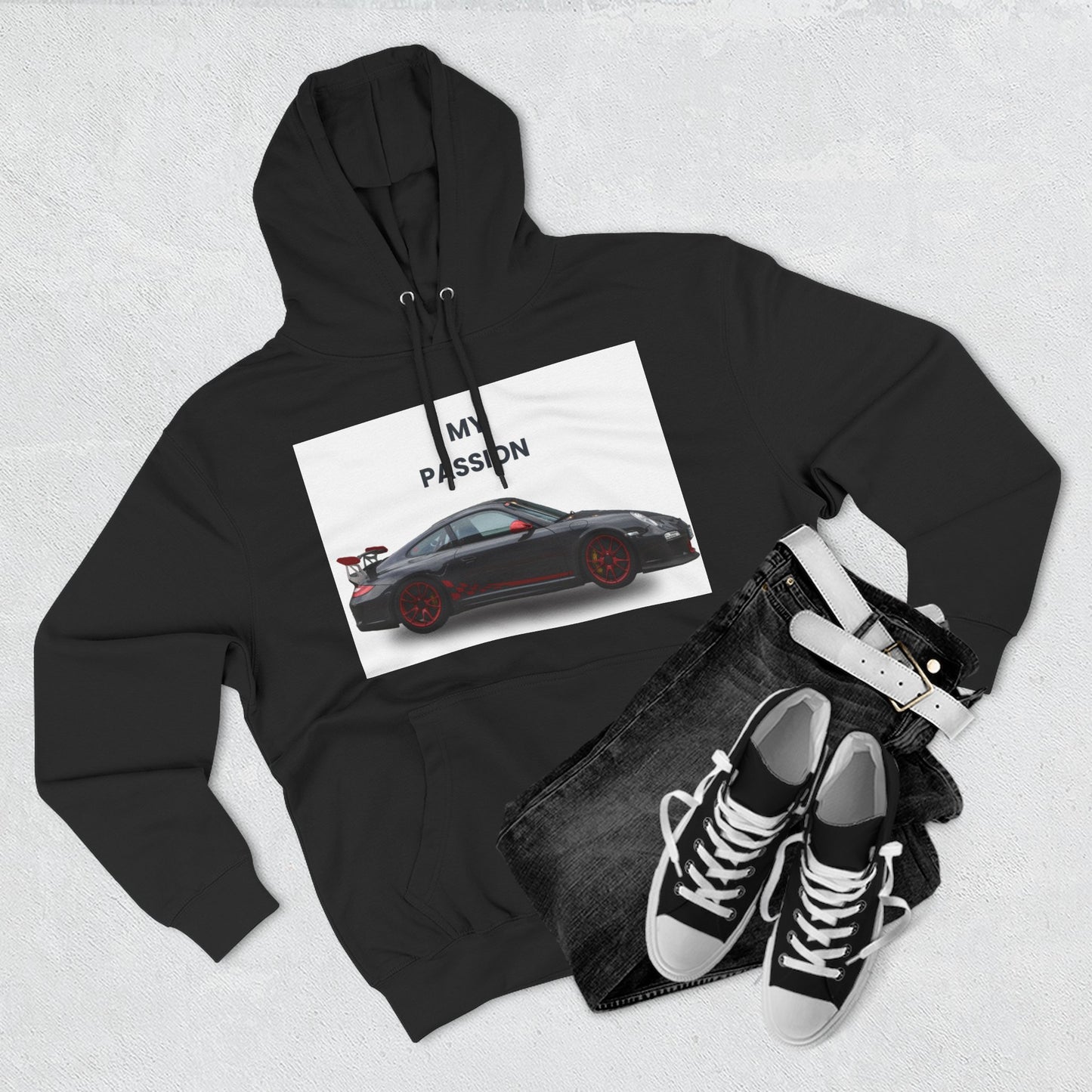 Cool Car Enthusiast Hoodie, Graphic Fleece Sweatshirt, Auto Lover Gift, Motorsport Apparel, Car-Themed Hoodie