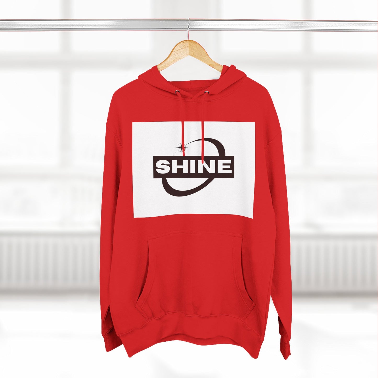 Shine & Aspire Fleece Hoodie - Cozy Sweatshirt for Inspiration, Perfect for Gifts, Winter Wear, Motivational Apparel, Casual Style