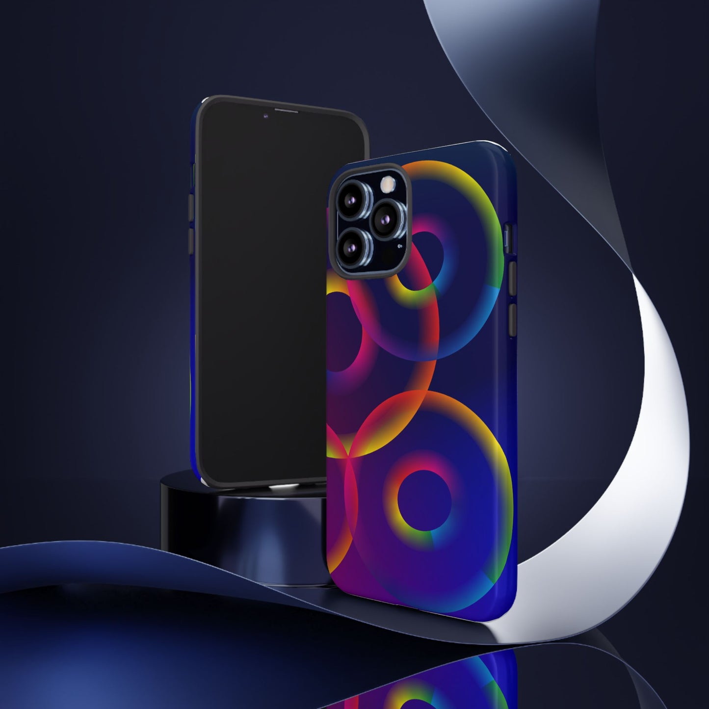 Colorful Phone Case with Abstract Designs, Tough Cases for Your Phone, Unique Phone Accessories, Gift for Tech Lovers, Vibrant Cell [...]
