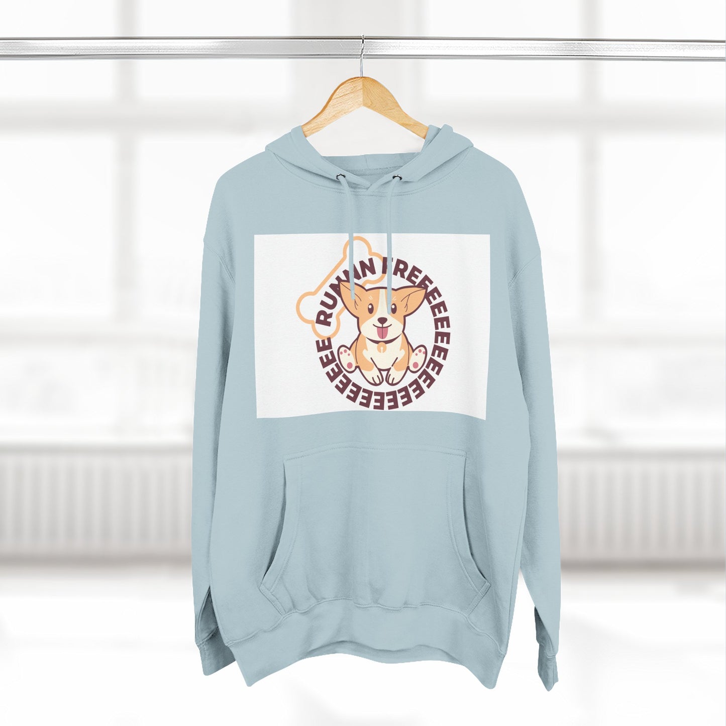 Cute Corgi Hoodie with Fun Text, Cozy Sweatshirt for Dog Lovers, Perfect Gift for Birthdays and Holidays, Fleece Sweatshirt