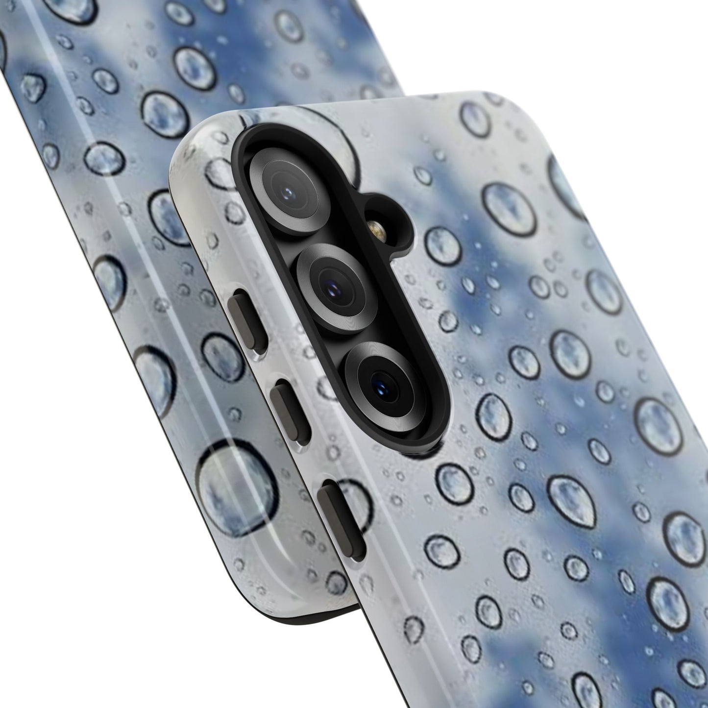 Blue Water Droplet Phone Case, Tough Cases for Protection, Stylish Cellphone Cover, Unique Gifts for Her, Durable and Trendy