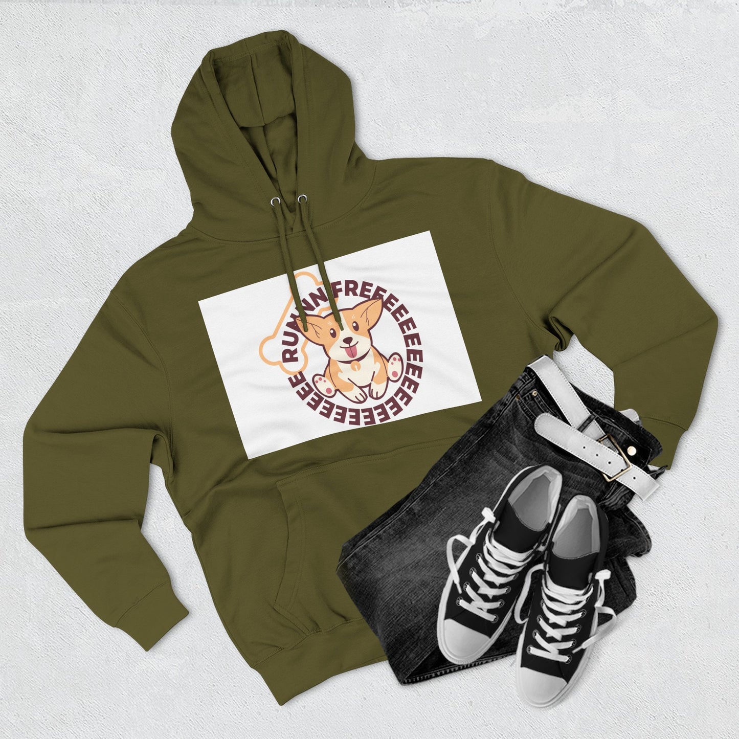Cute Corgi Hoodie with Fun Text, Cozy Sweatshirt for Dog Lovers, Perfect Gift for Birthdays and Holidays, Fleece Sweatshirt