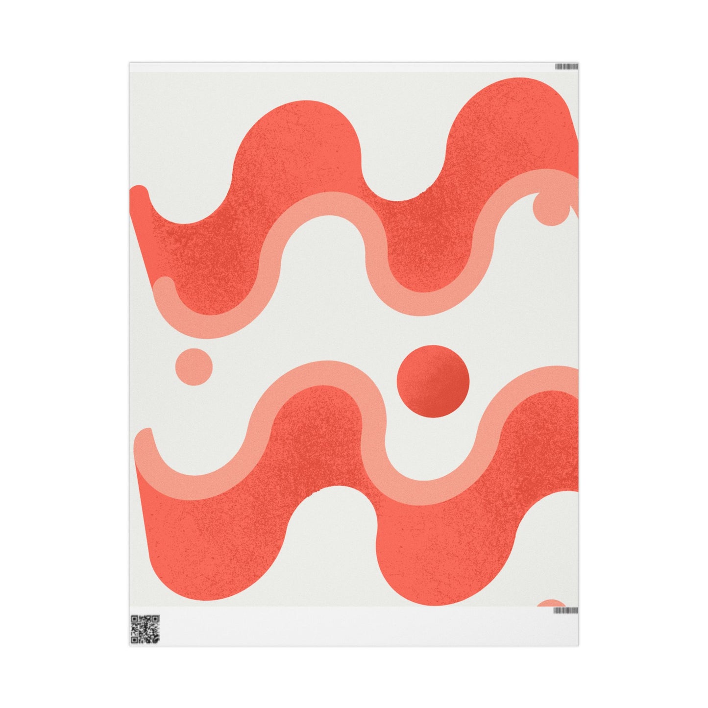 Vibrant Wrapping Paper Roll - Modern Gift Wrap for Birthdays, Holidays, Special Occasions, Kids Parties, Eco-Friendly