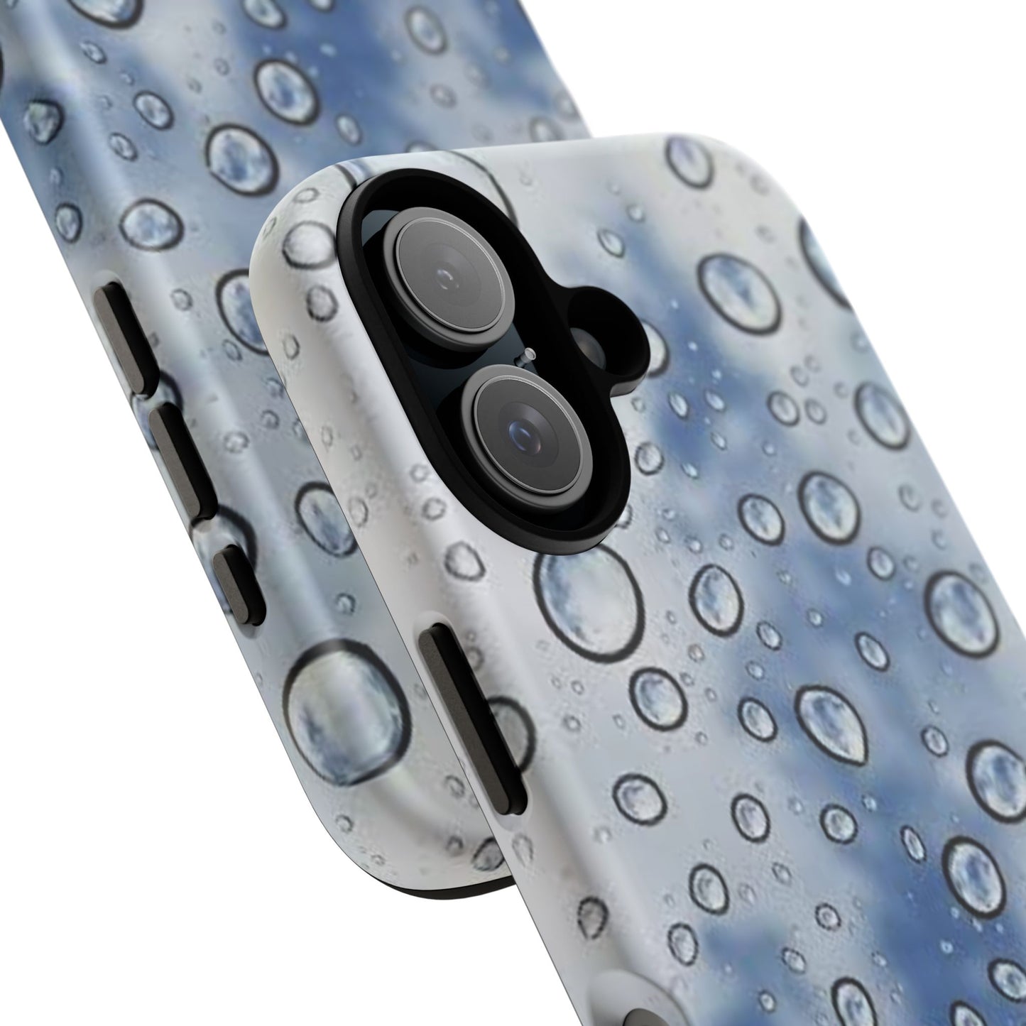 Blue Water Droplet Phone Case, Tough Cases for Protection, Stylish Cellphone Cover, Unique Gifts for Her, Durable and Trendy