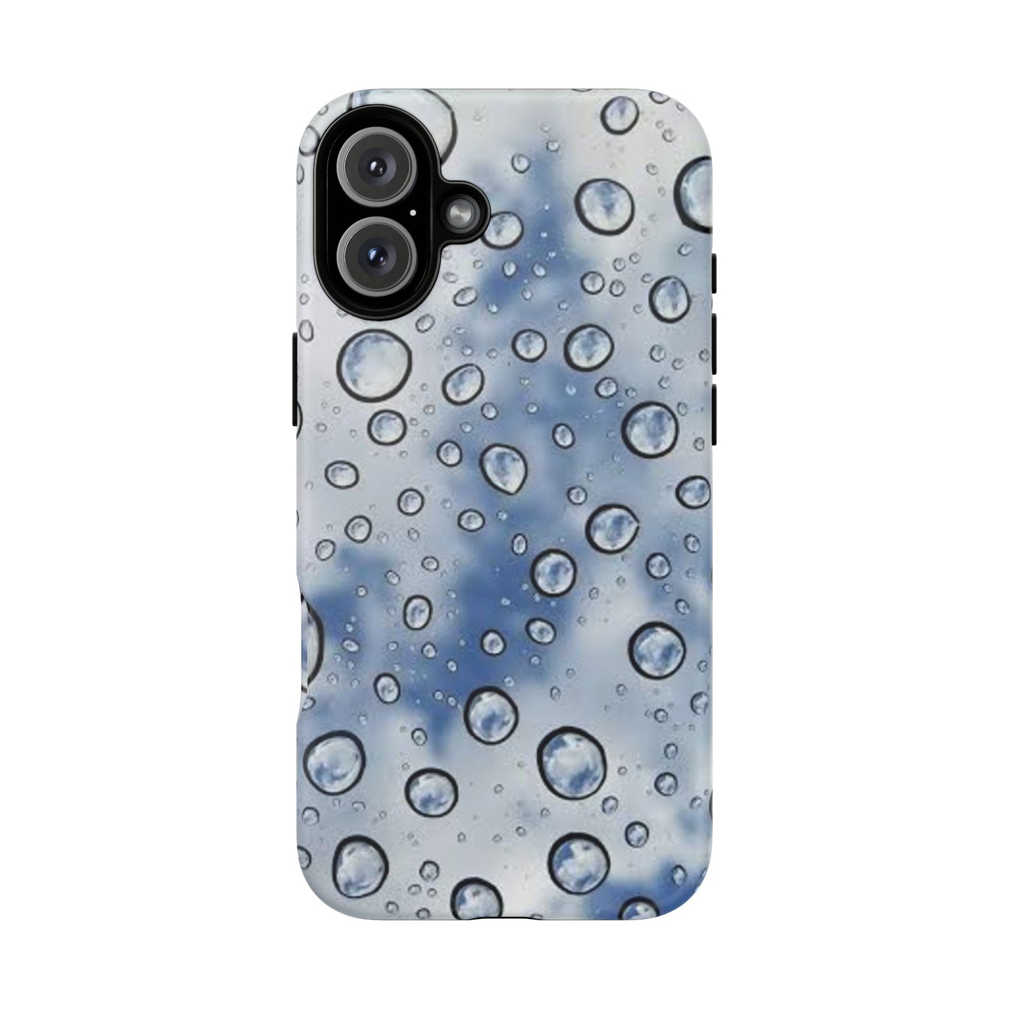 Blue Water Droplet Phone Case, Tough Cases for Protection, Stylish Cellphone Cover, Unique Gifts for Her, Durable and Trendy