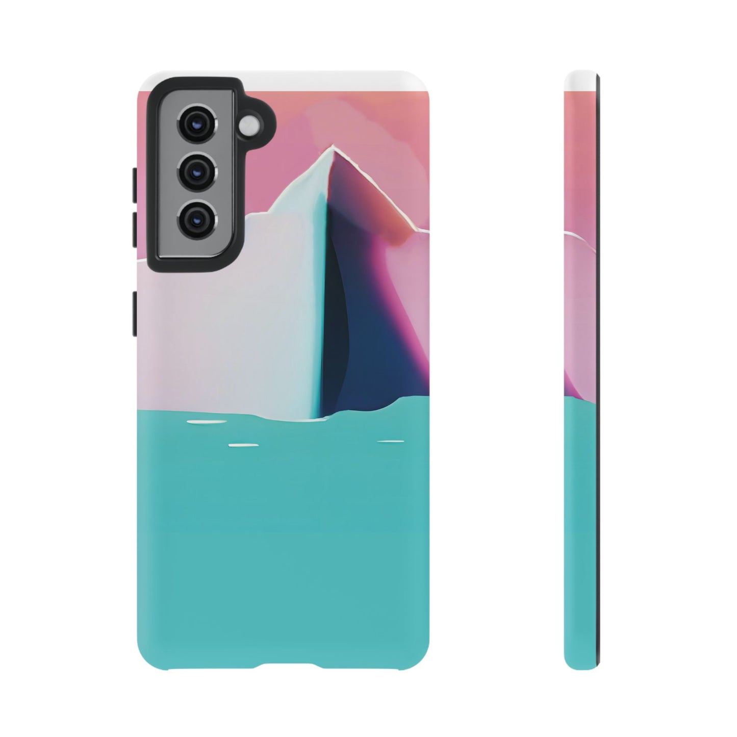 Trendy Phone Case - Abstract Iceberg Design, Phone Cover, Gift for Her, Unique Tech Accessory, Cool Aesthetic