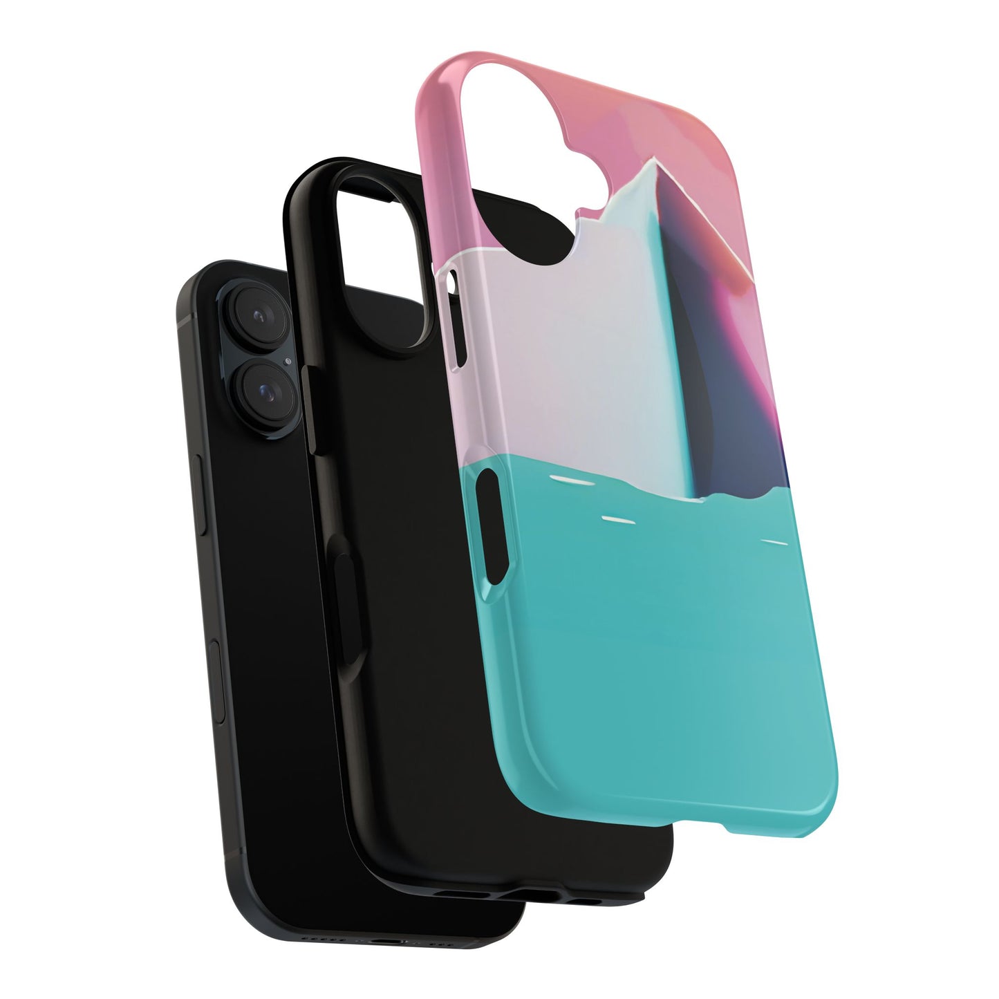 Trendy Phone Case - Abstract Iceberg Design, Phone Cover, Gift for Her, Unique Tech Accessory, Cool Aesthetic