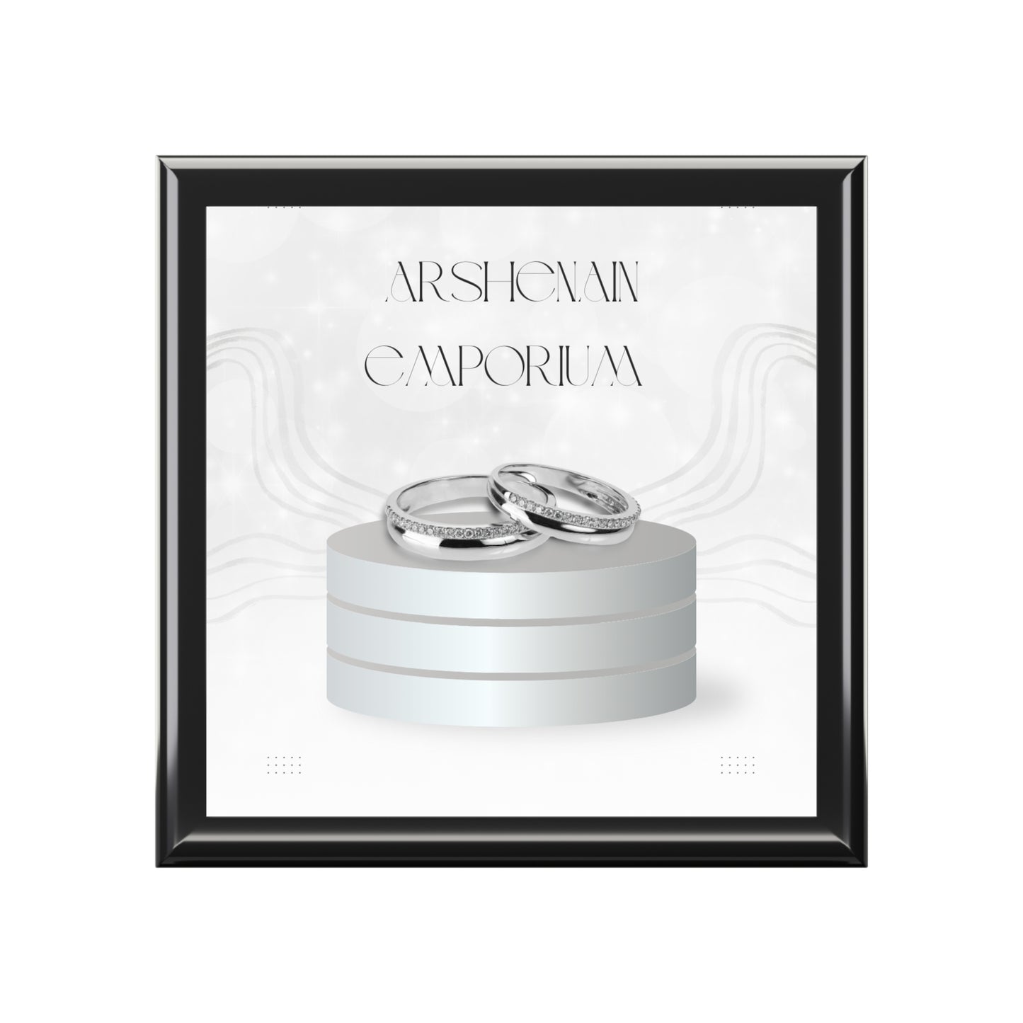 Elegant Jewelry Box for Keepsakes, Personalized Gift for Her, Wedding, Anniversary, Special Occasions, Ring Holder