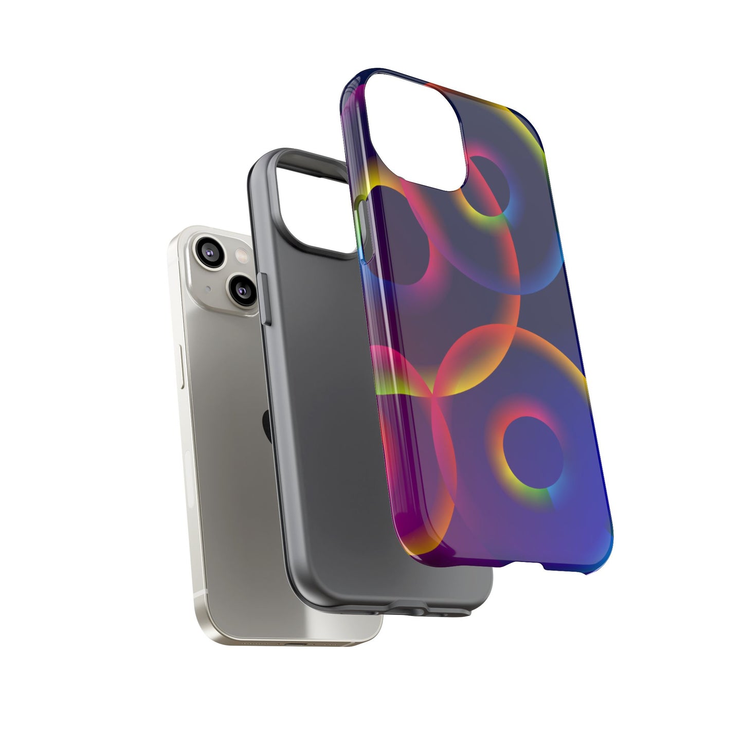 Colorful Phone Case with Abstract Designs, Tough Cases for Your Phone, Unique Phone Accessories, Gift for Tech Lovers, Vibrant Cell [...]