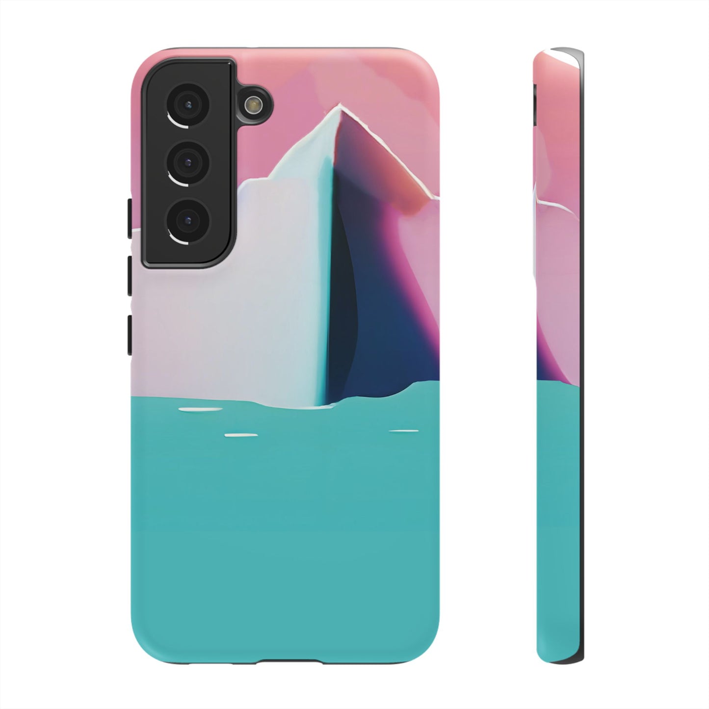 Trendy Phone Case - Abstract Iceberg Design, Phone Cover, Gift for Her, Unique Tech Accessory, Cool Aesthetic