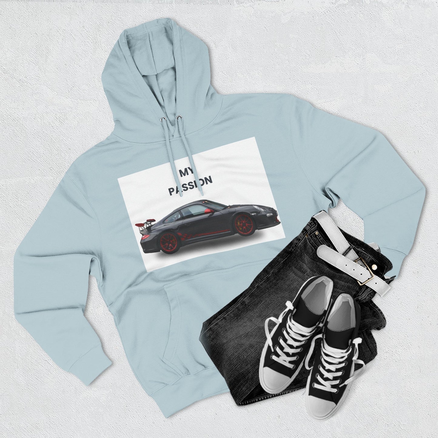 Cool Car Enthusiast Hoodie, Graphic Fleece Sweatshirt, Auto Lover Gift, Motorsport Apparel, Car-Themed Hoodie
