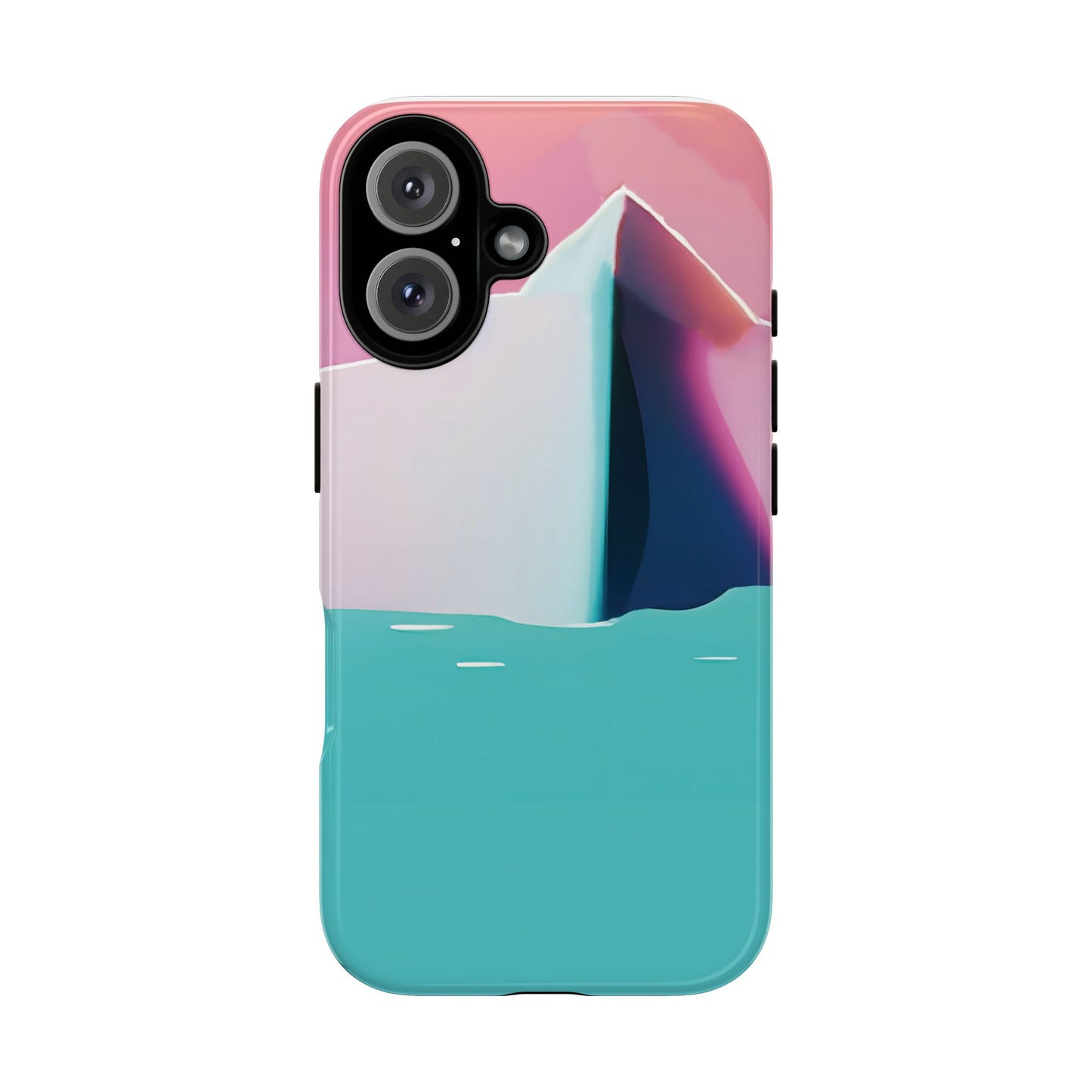 Trendy Phone Case - Abstract Iceberg Design, Phone Cover, Gift for Her, Unique Tech Accessory, Cool Aesthetic