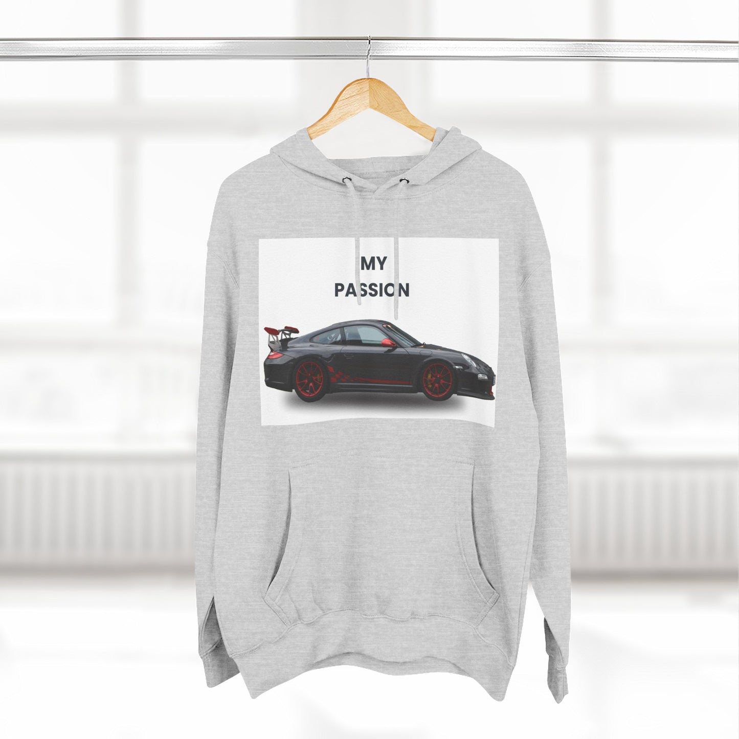 Cool Car Enthusiast Hoodie, Graphic Fleece Sweatshirt, Auto Lover Gift, Motorsport Apparel, Car-Themed Hoodie
