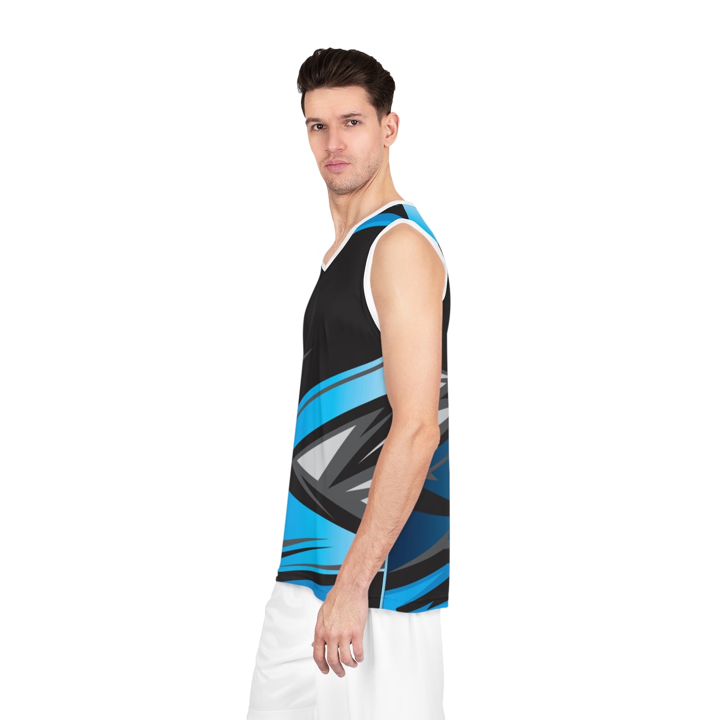 Dynamic Basketball Jersey for Sports Enthusiasts, Athletic Wear, Gym Gear, Team Spirit, Gift for Players, Basketball Fan Apparel