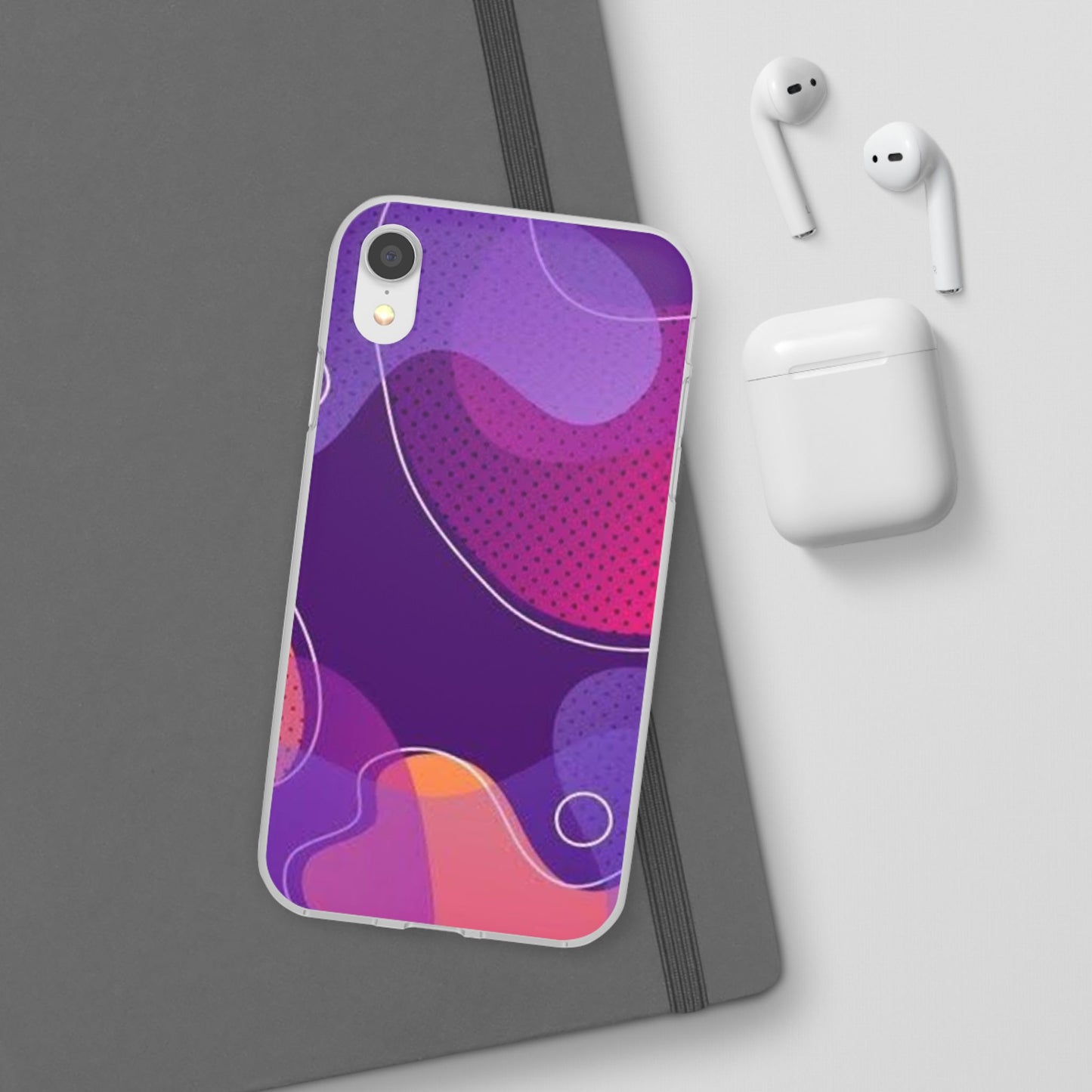Colorful Abstract Phone Case, Trendy Smartphone Cover, Vibrant Phone Accessory, Gift for Her, Modern Trendy Design