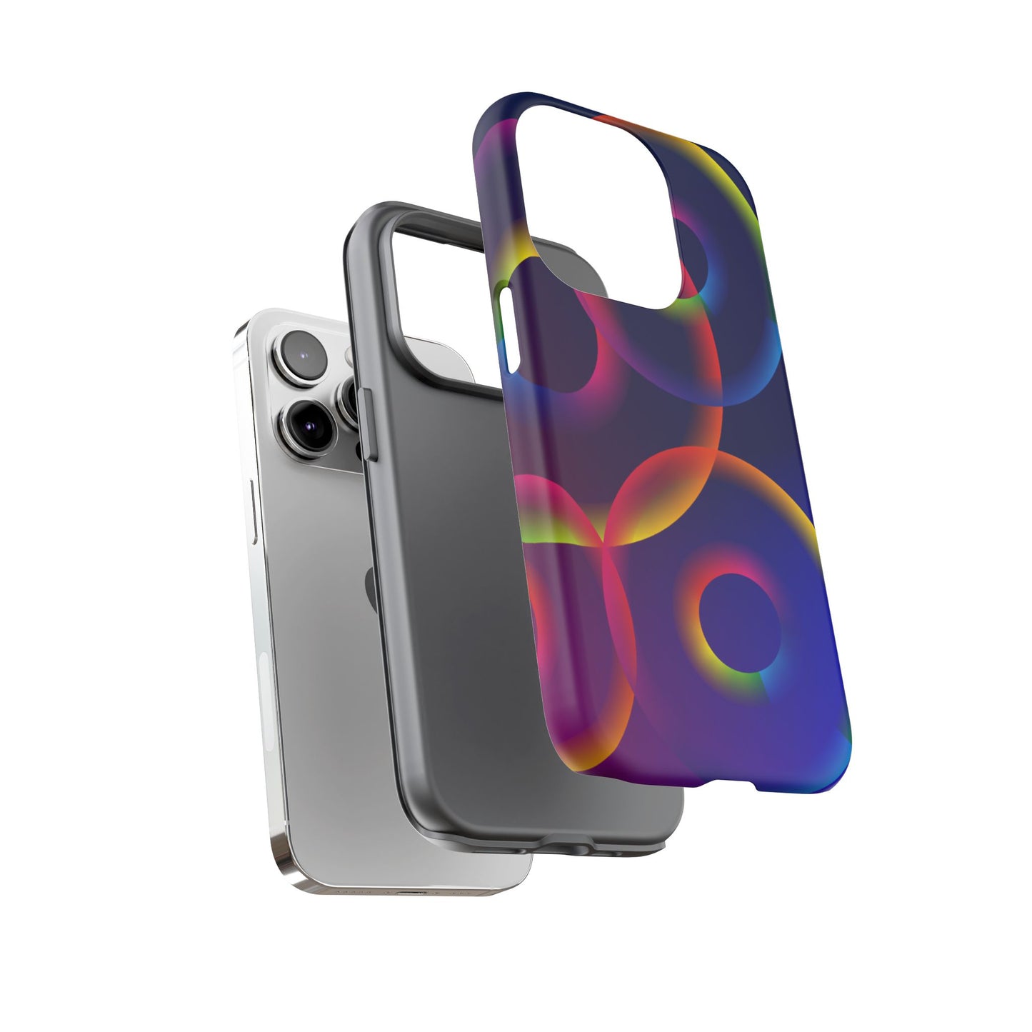 Colorful Phone Case with Abstract Designs, Tough Cases for Your Phone, Unique Phone Accessories, Gift for Tech Lovers, Vibrant Cell [...]
