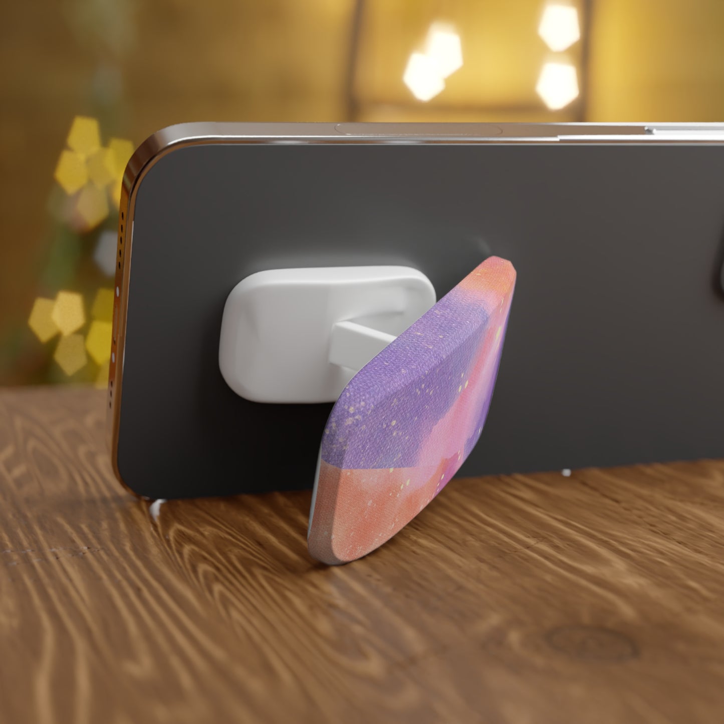Colorful Phone Grip Stand, Aesthetic Mobile Accessory, Galaxy Phone Holder, Unique Phone Grip, Trendy Phone Stand