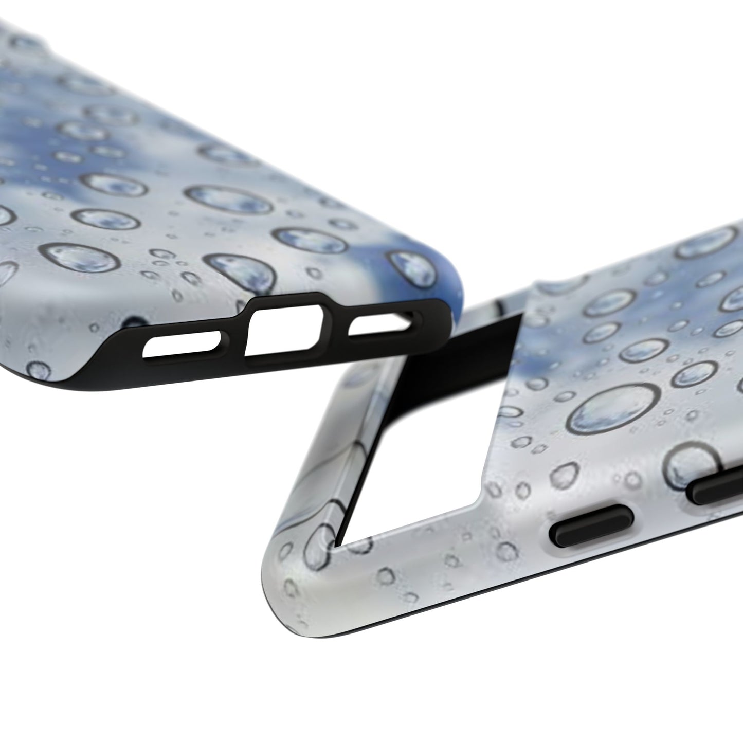 Blue Water Droplet Phone Case, Tough Cases for Protection, Stylish Cellphone Cover, Unique Gifts for Her, Durable and Trendy