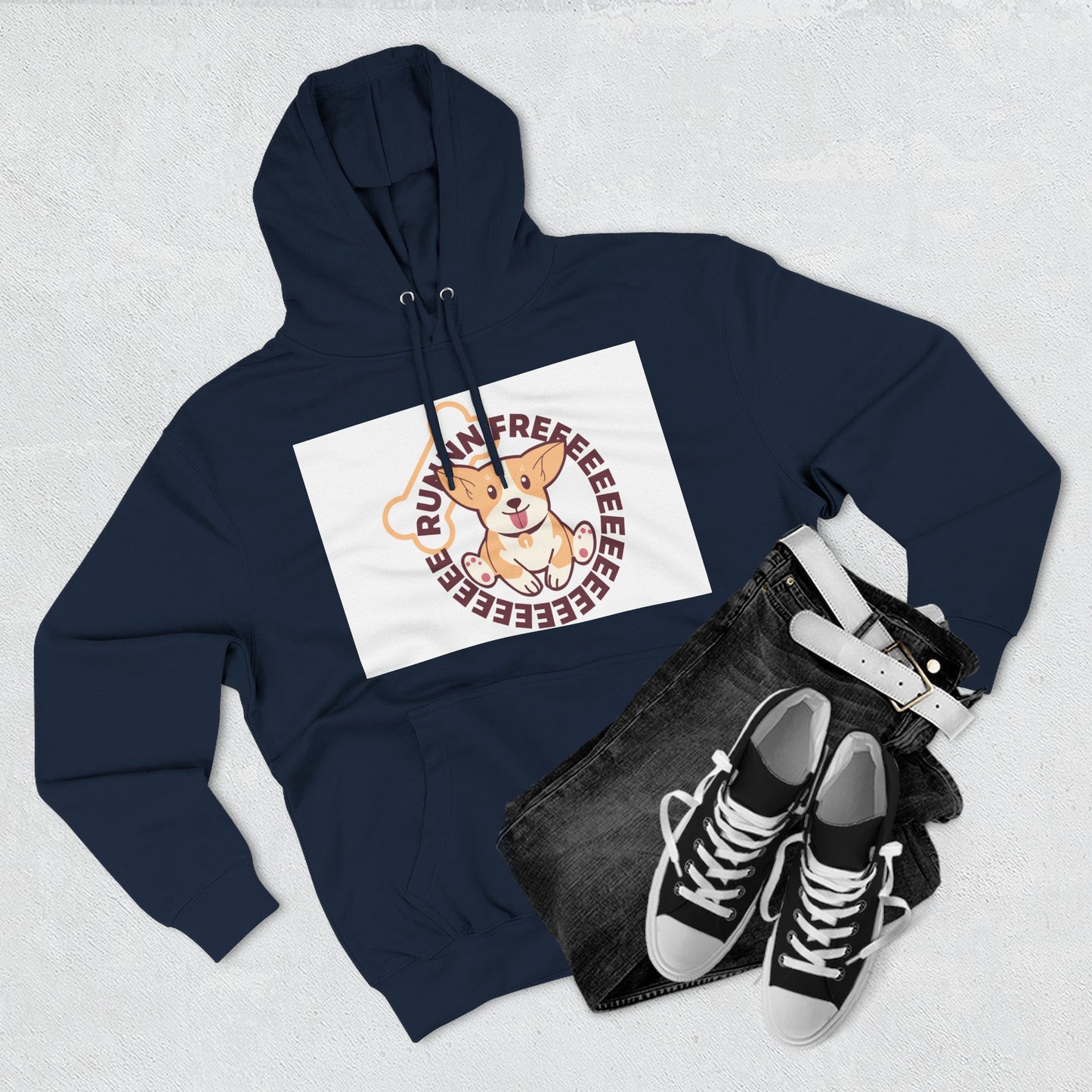 Cute Corgi Hoodie with Fun Text, Cozy Sweatshirt for Dog Lovers, Perfect Gift for Birthdays and Holidays, Fleece Sweatshirt