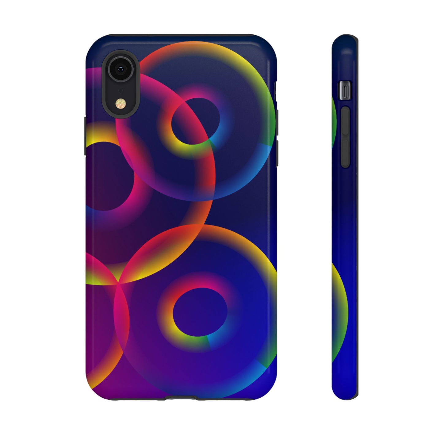 Colorful Phone Case with Abstract Designs, Tough Cases for Your Phone, Unique Phone Accessories, Gift for Tech Lovers, Vibrant Cell [...]