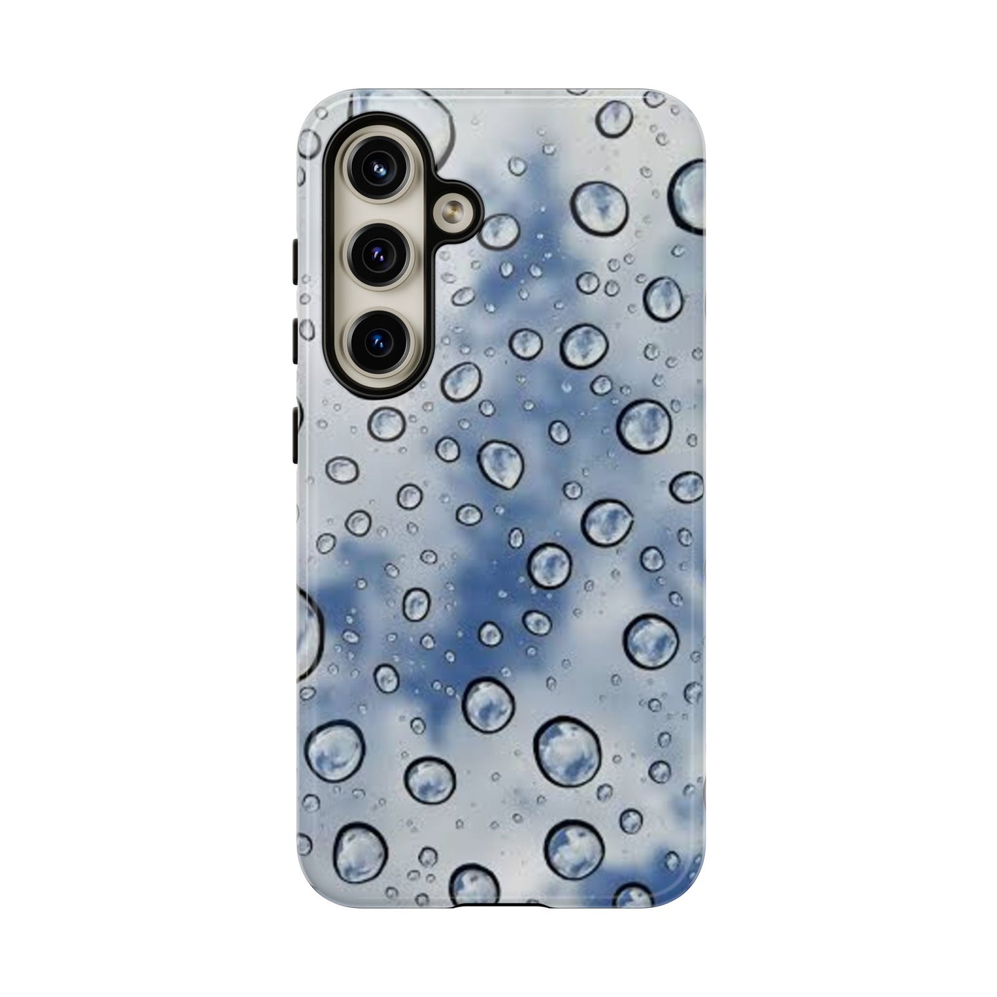 Blue Water Droplet Phone Case, Tough Cases for Protection, Stylish Cellphone Cover, Unique Gifts for Her, Durable and Trendy