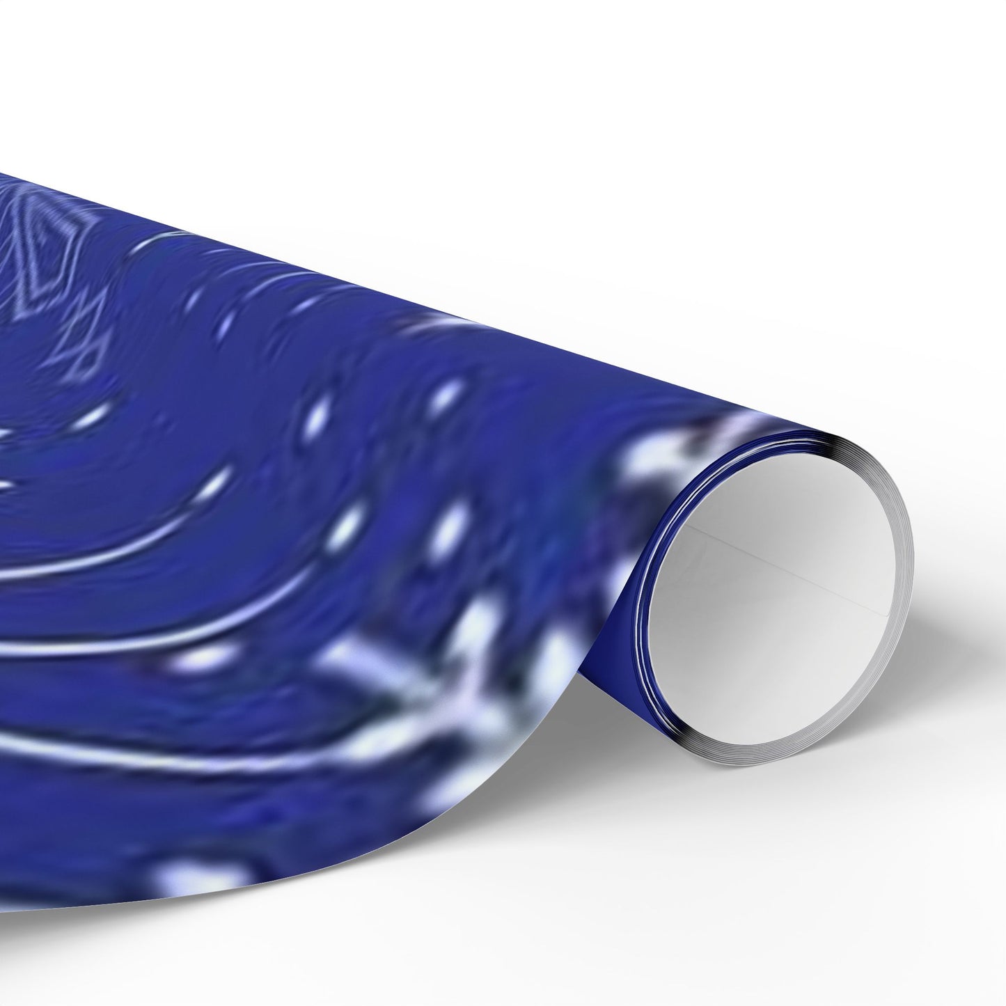 Elegant Snowflake Wrapping Paper, Christmas Gift Wrap, Holiday Party Supplies, Winter Themed Decor, Blue Snowflake Design