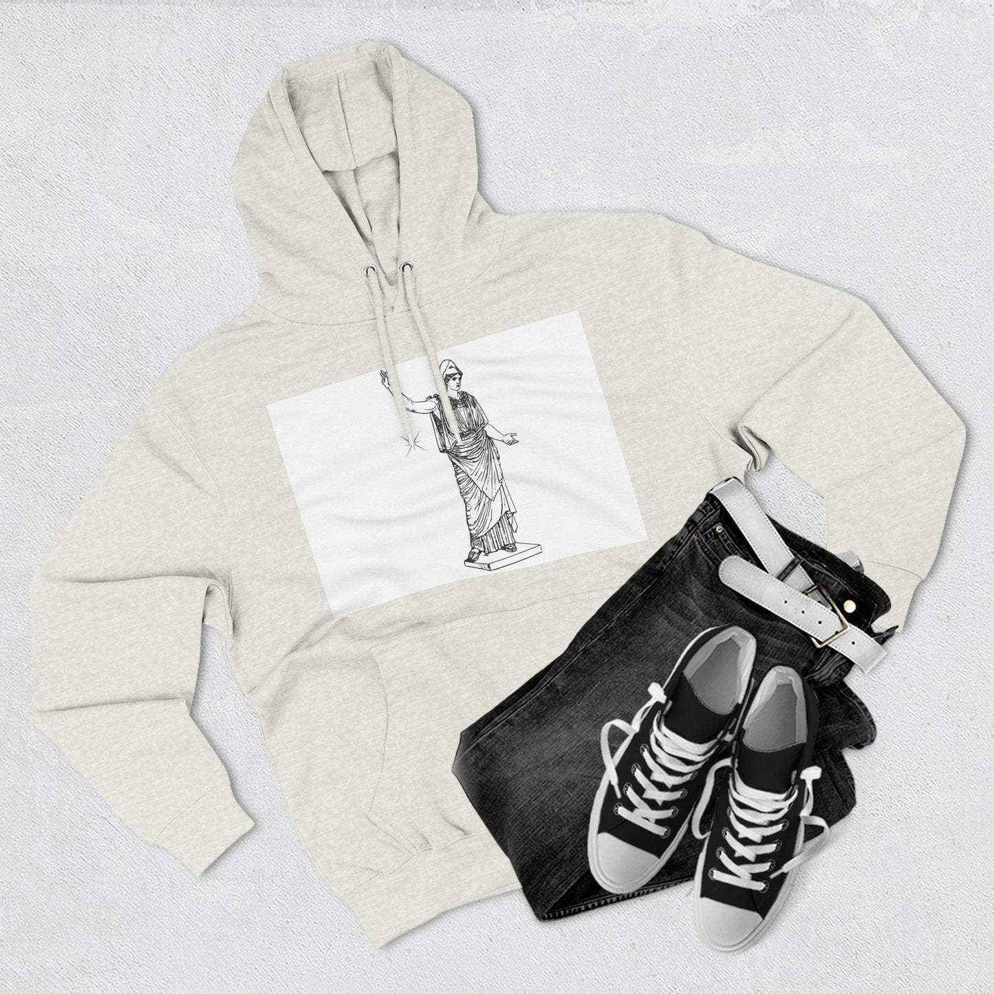 Artistic Fleece Hoodie - Cozy Streetwear for Creative Souls | Gift for Artists, Fashion Lovers, Stylish Comfort