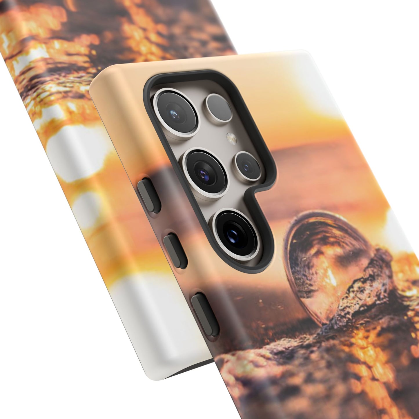 Sunset Bubble Phone Case, Tough Cases, Beach Lover Gift, Summer Vibes, Cell Phone Accessories, Unique Design, Nature Photography
