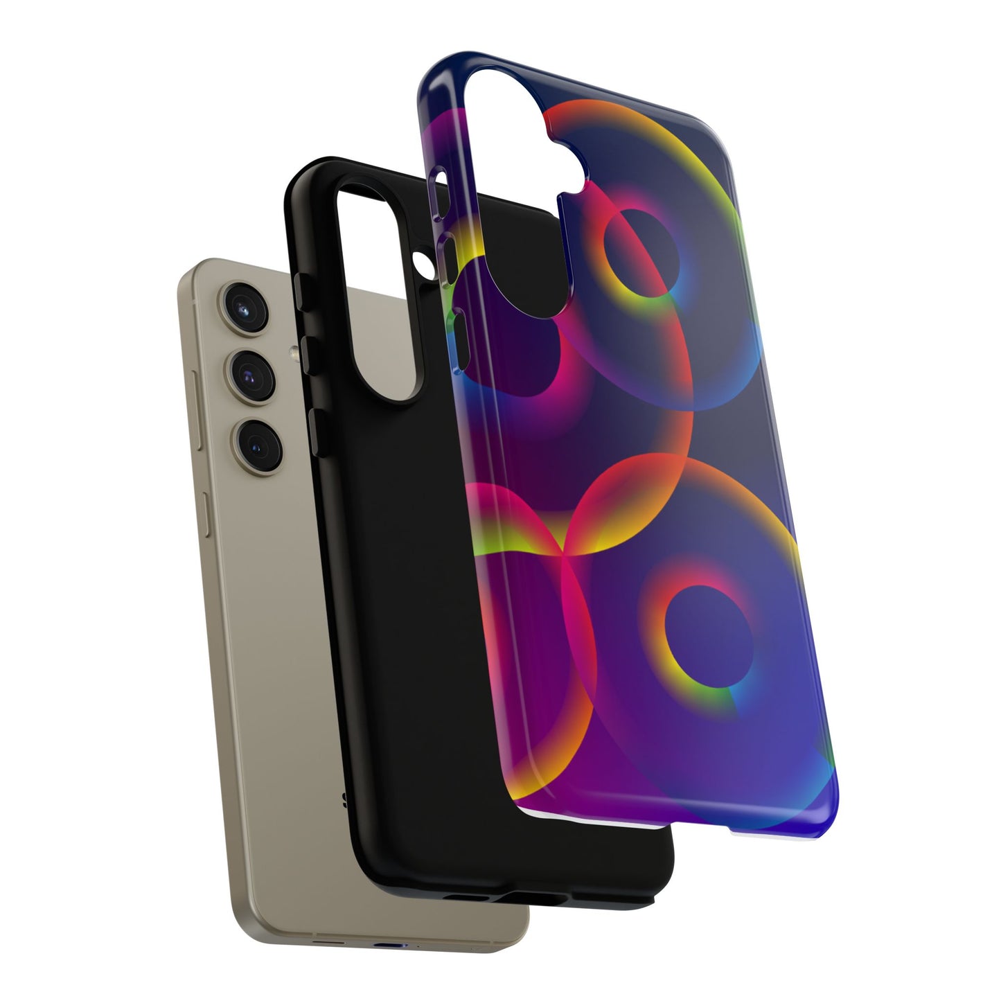 Colorful Phone Case with Abstract Designs, Tough Cases for Your Phone, Unique Phone Accessories, Gift for Tech Lovers, Vibrant Cell [...]