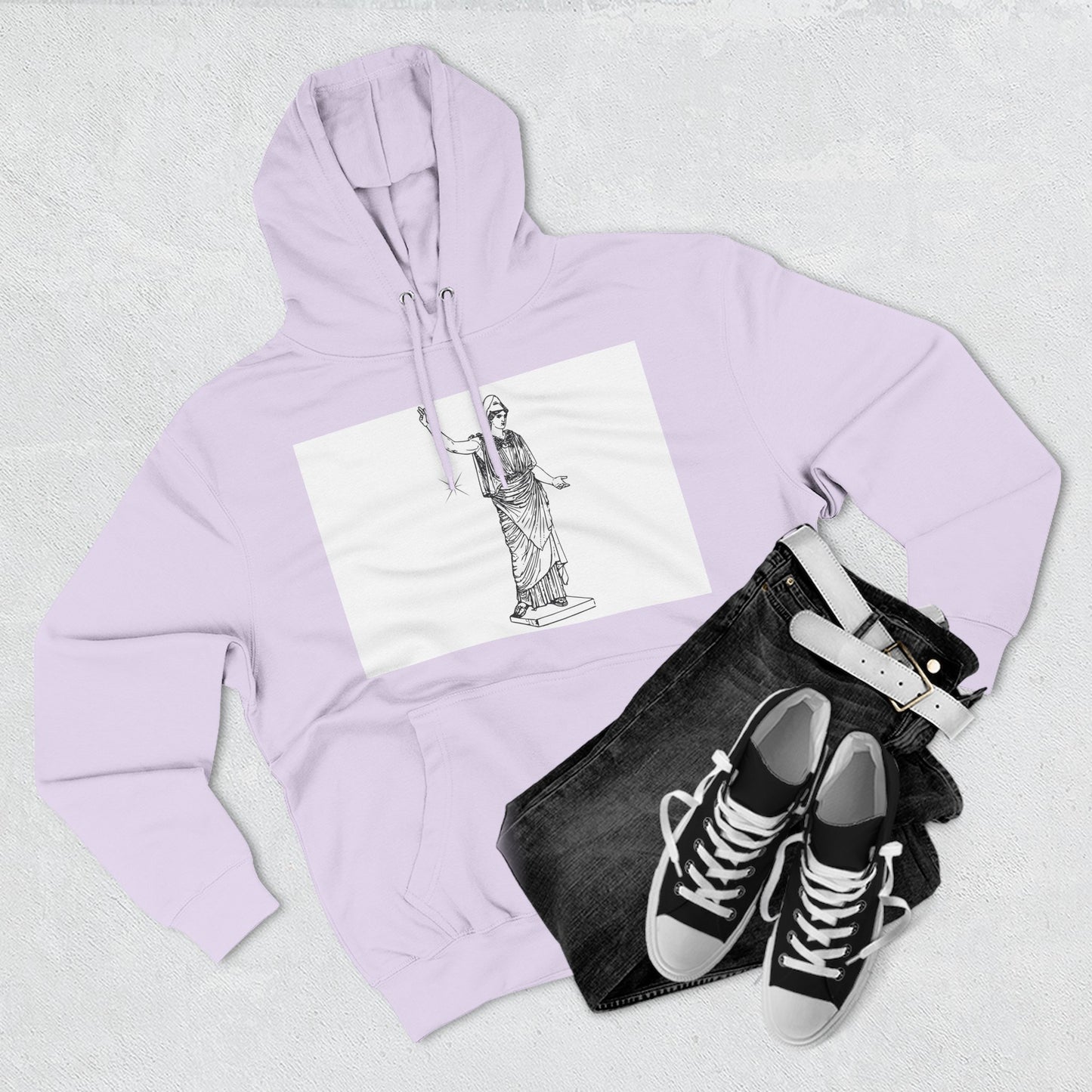Artistic Fleece Hoodie - Cozy Streetwear for Creative Souls | Gift for Artists, Fashion Lovers, Stylish Comfort