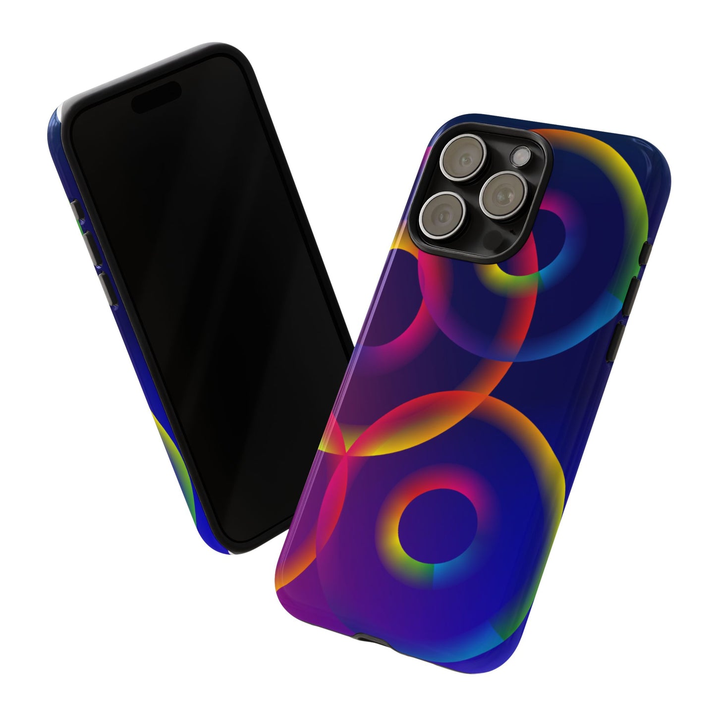 Colorful Phone Case with Abstract Designs, Tough Cases for Your Phone, Unique Phone Accessories, Gift for Tech Lovers, Vibrant Cell [...]