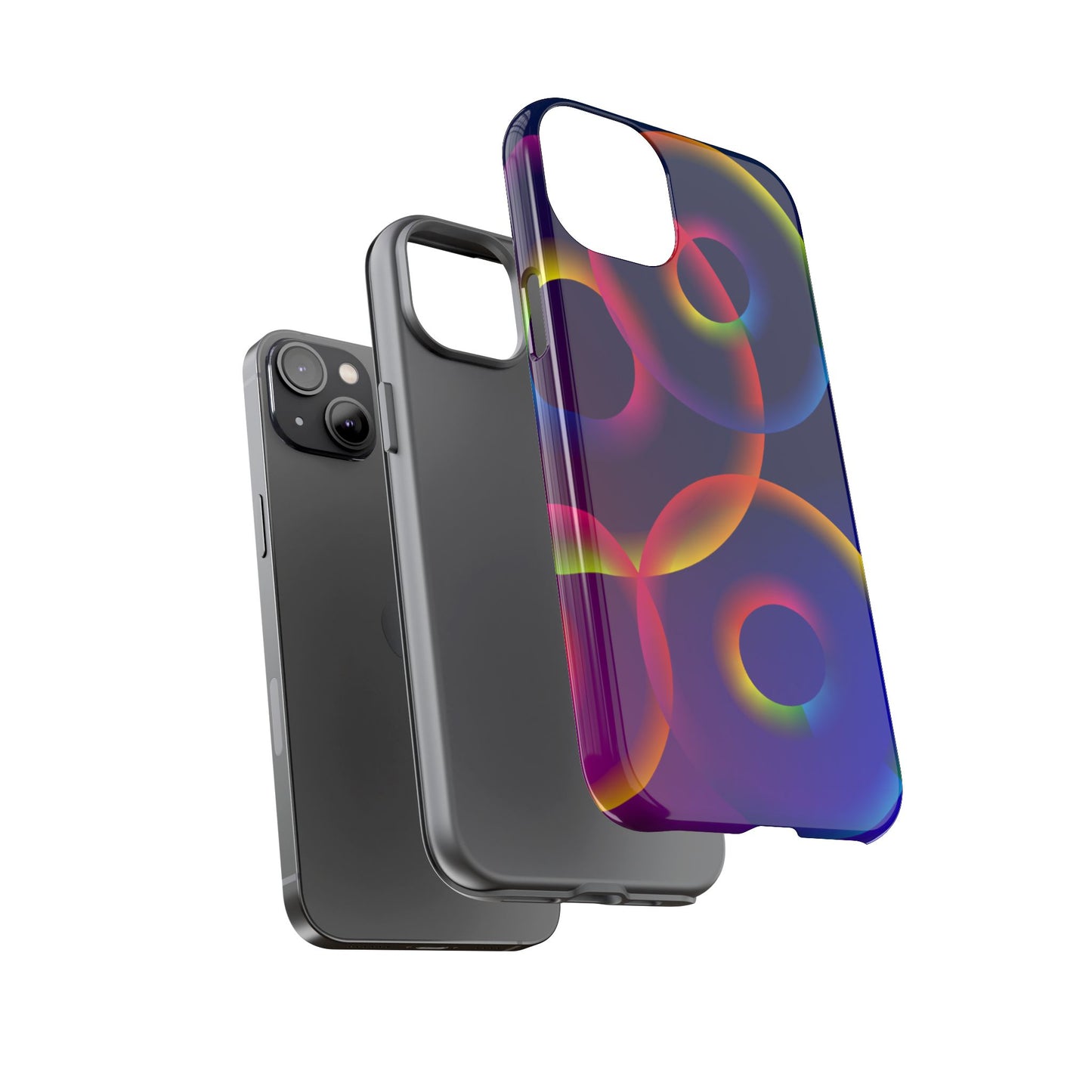 Colorful Phone Case with Abstract Designs, Tough Cases for Your Phone, Unique Phone Accessories, Gift for Tech Lovers, Vibrant Cell [...]