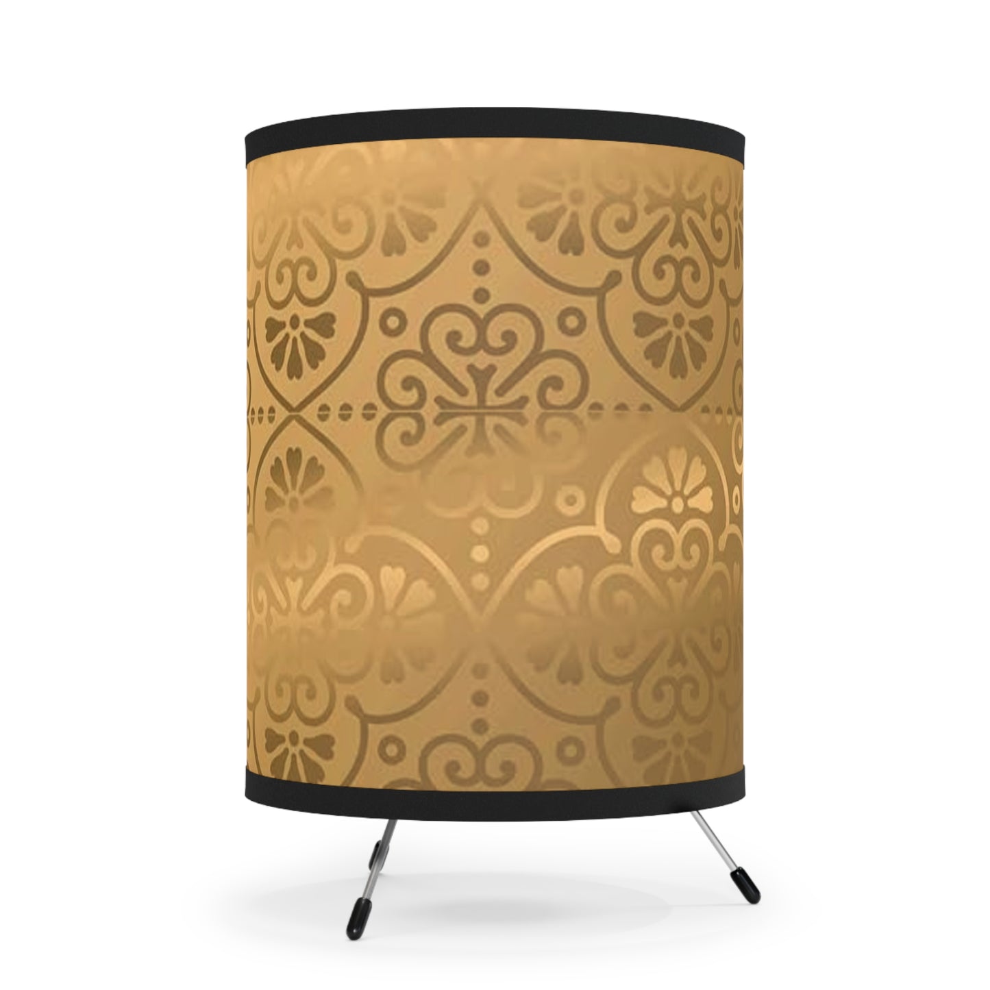 Elegant Tripod Lamp with High-Res Printed Shade, Perfect for Home Decor, Boho Style Lighting, Modern Table Lamp, Unique Gift Idea