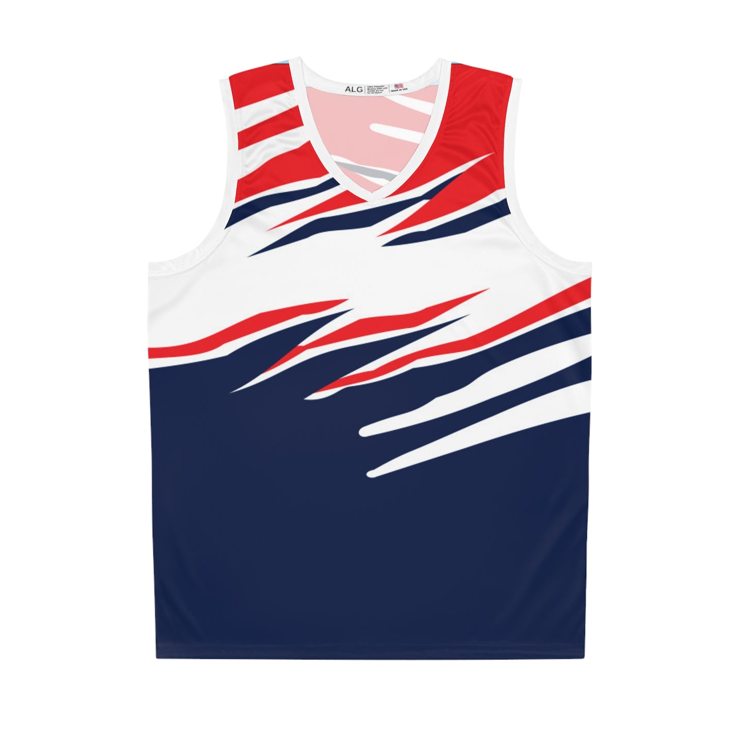 Dynamic Basketball Jersey, AOP Athletic Wear, Sports Fan Apparel, Gift for Gamers, Team Spirit Gear, Streetwear Style