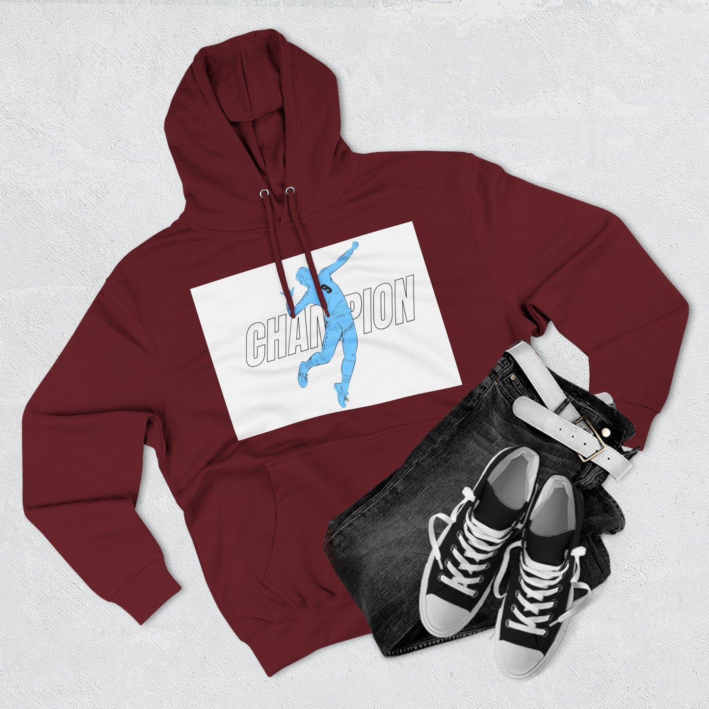Champion Spirit Three-Panel Fleece Hoodie - Cozy Athletic Wear, Casual Style, Perfect Gift for Sports Lovers, Everyday Comfort, Ideal [...]