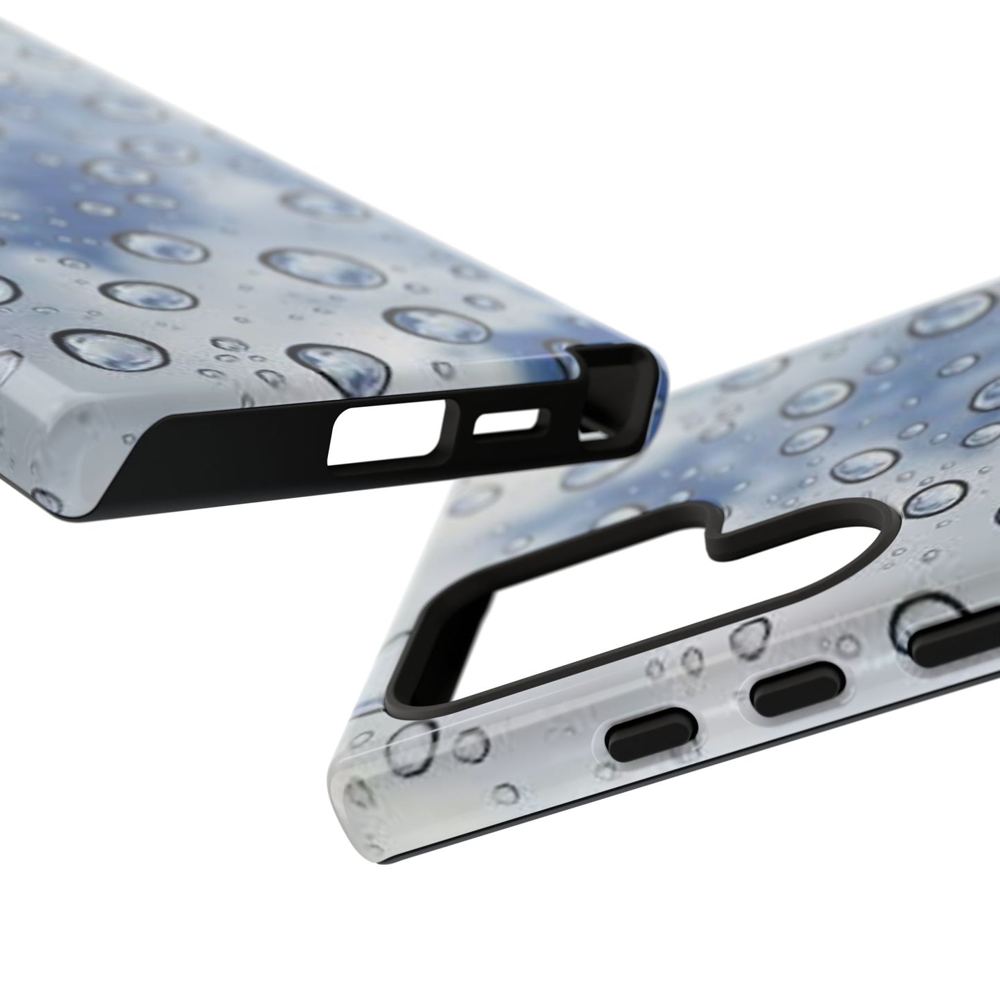 Blue Water Droplet Phone Case, Tough Cases for Protection, Stylish Cellphone Cover, Unique Gifts for Her, Durable and Trendy