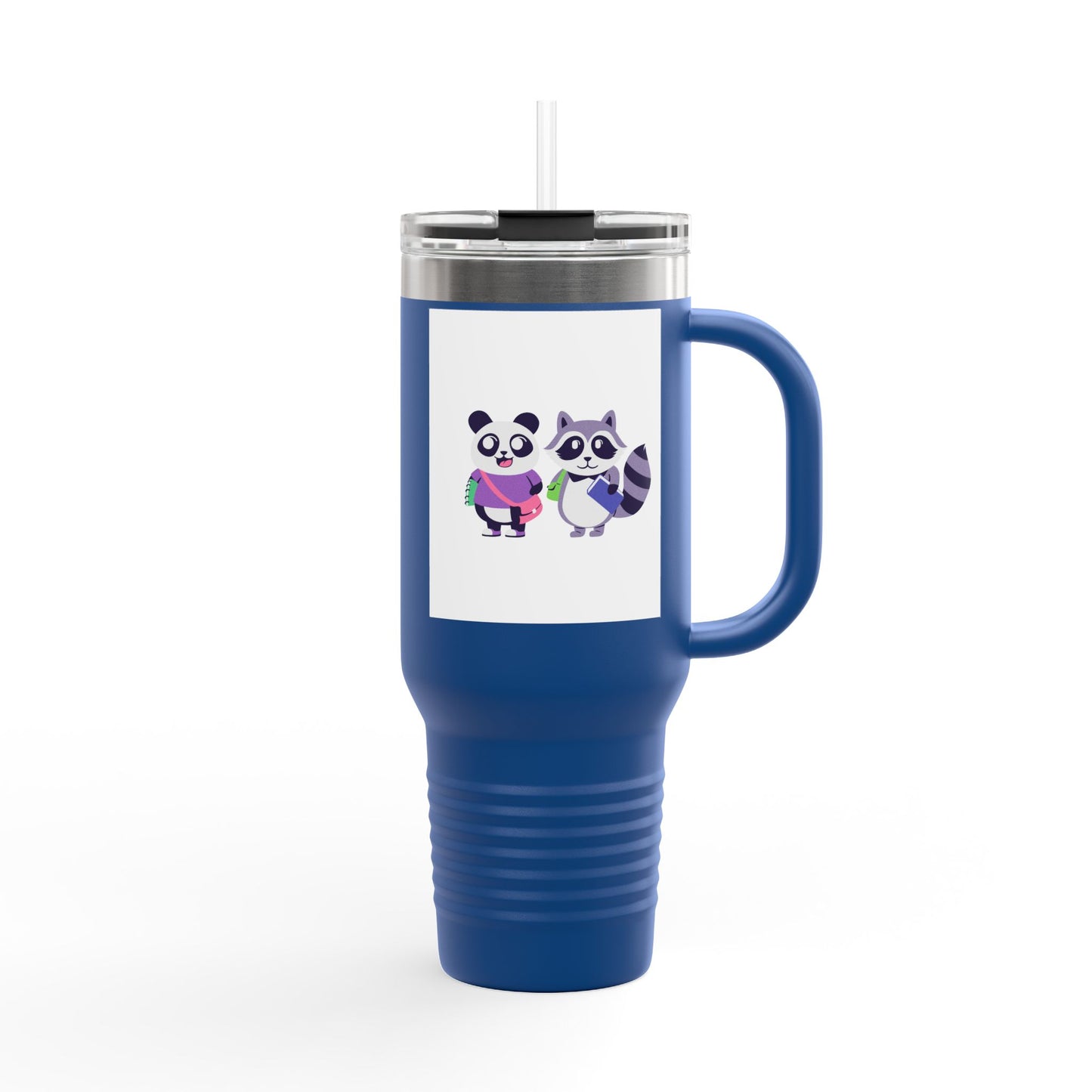 Cute Animal Insulated Travel Mug, 40oz - Perfect for Coffee Lovers, Kids, Gifts, Adventures, & Parties