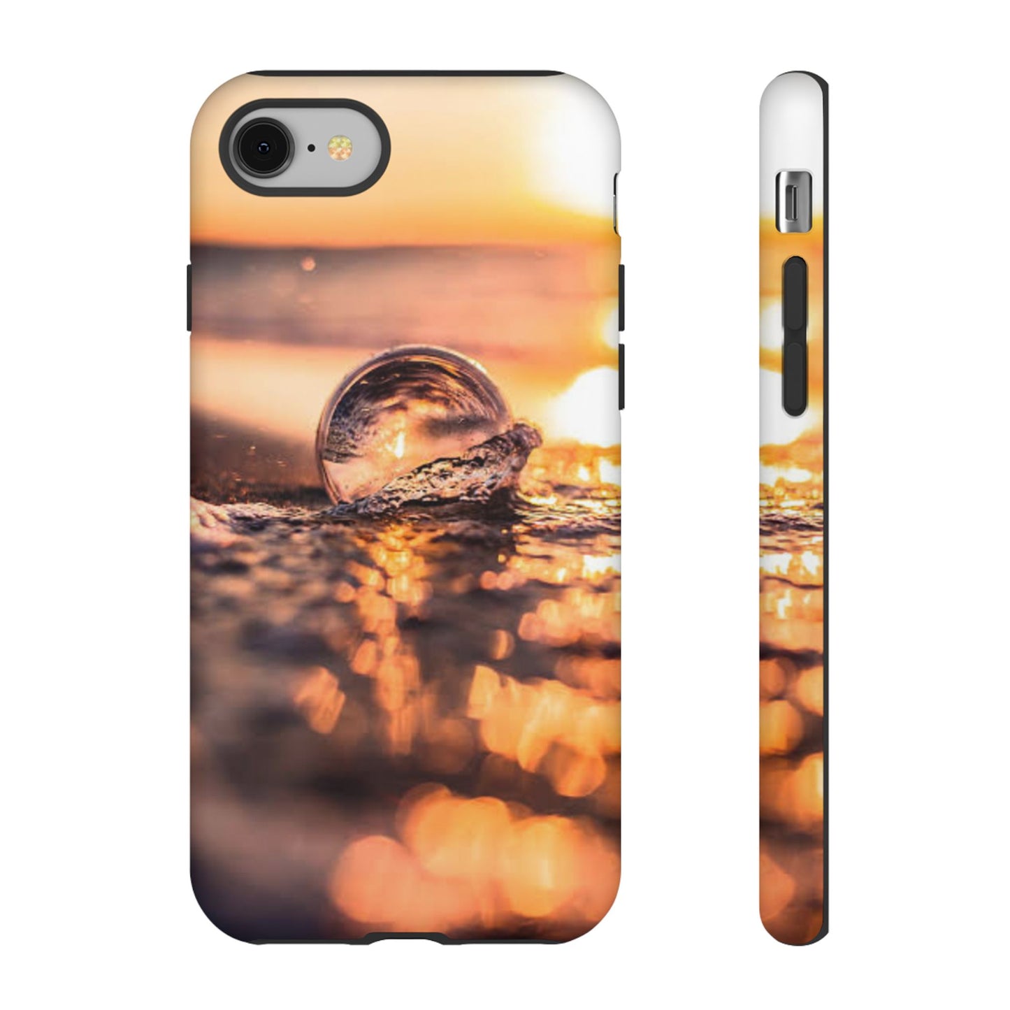Sunset Bubble Phone Case, Tough Cases, Beach Lover Gift, Summer Vibes, Cell Phone Accessories, Unique Design, Nature Photography