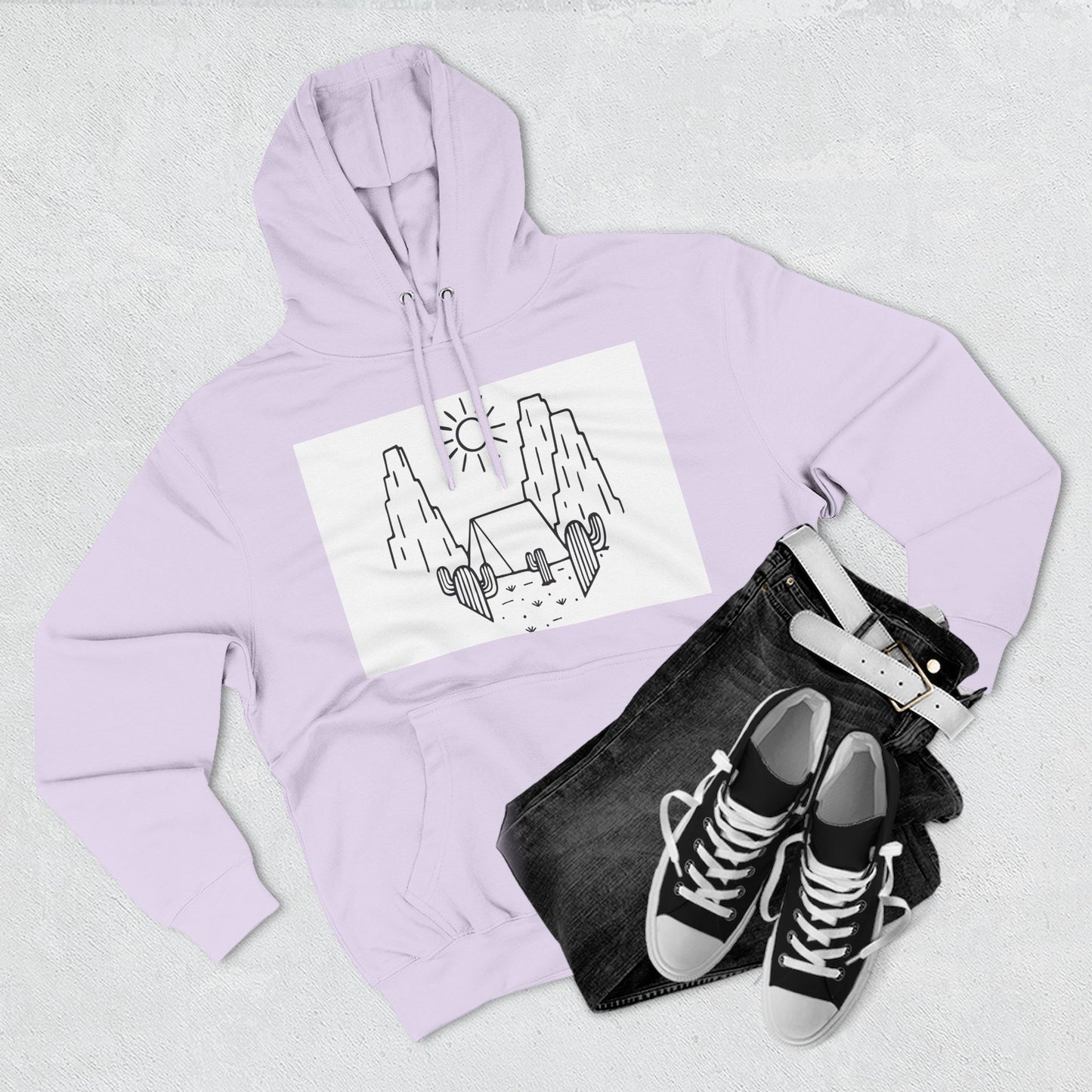 Cozy Adventure Hoodie, Graphic Fleece Pullover, Outdoor Fun Apparel, Gift for Nature Lovers, Travel Companion