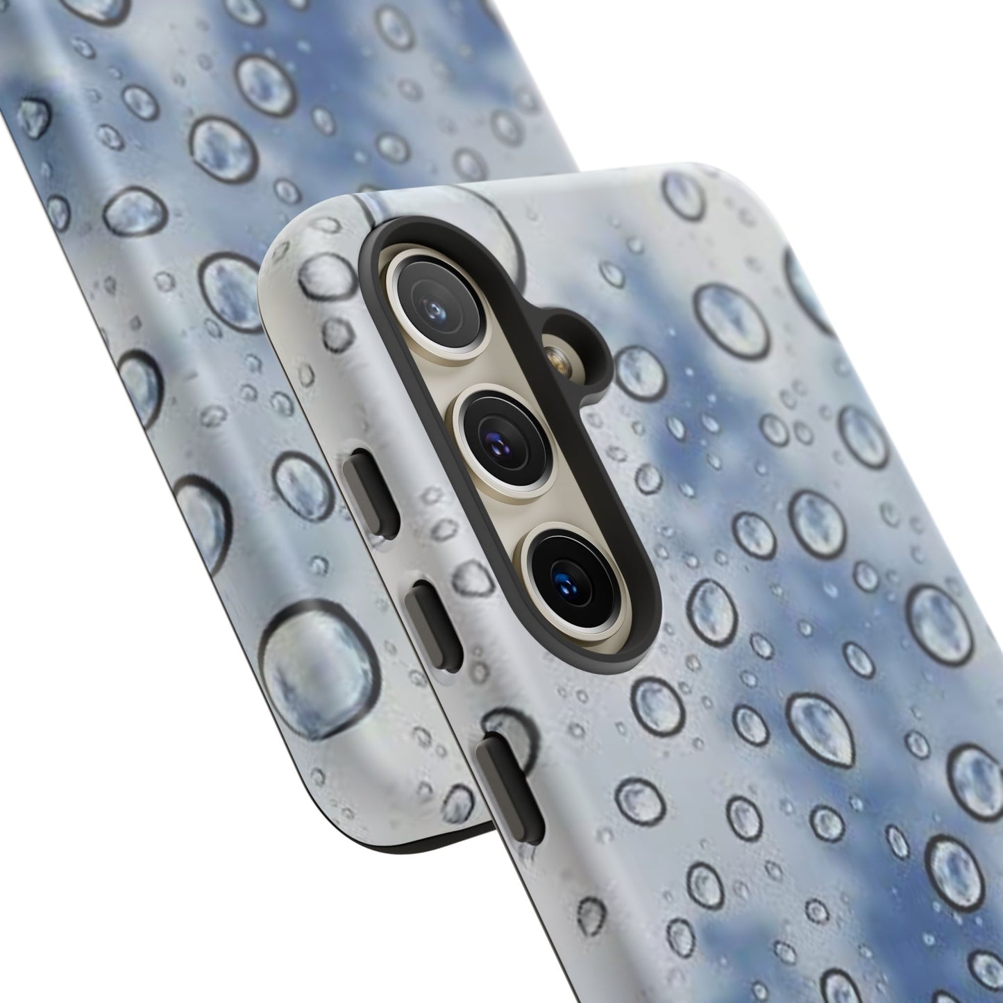Blue Water Droplet Phone Case, Tough Cases for Protection, Stylish Cellphone Cover, Unique Gifts for Her, Durable and Trendy