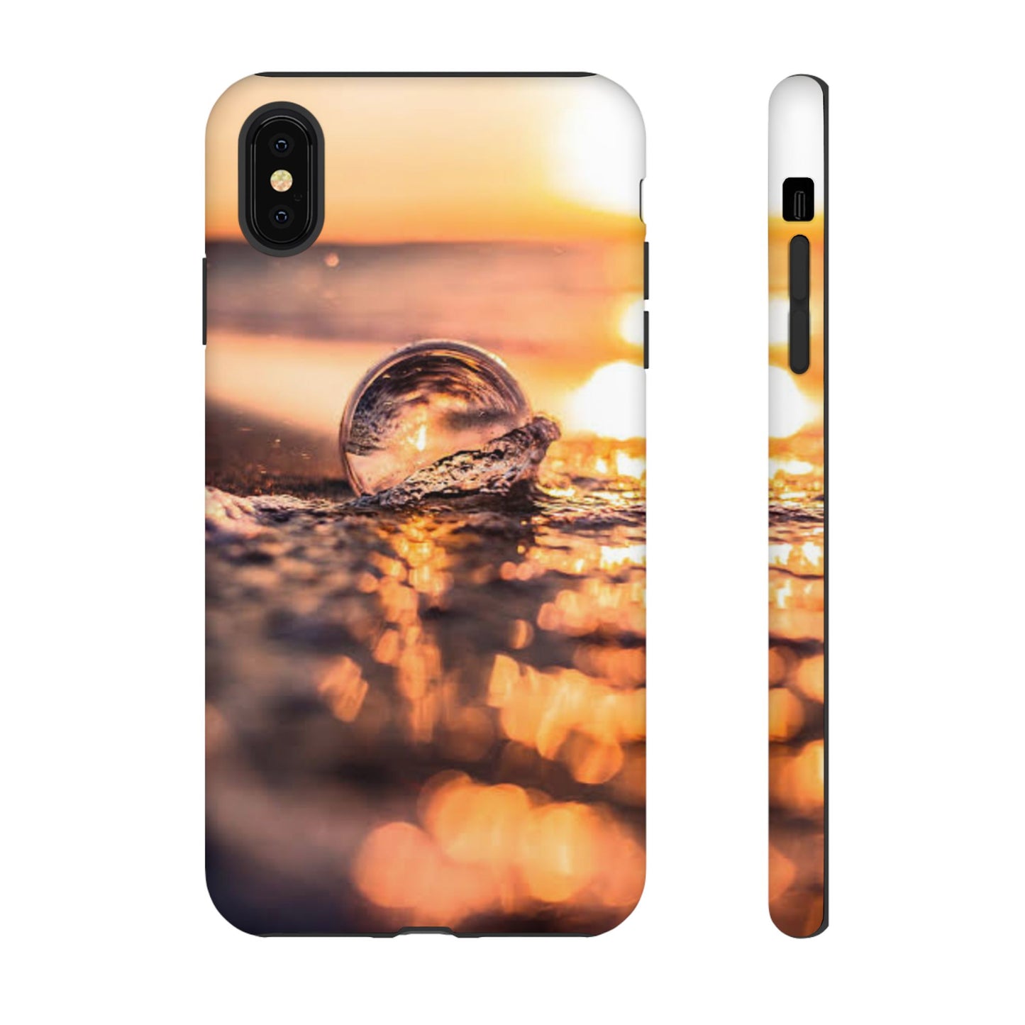 Sunset Bubble Phone Case, Tough Cases, Beach Lover Gift, Summer Vibes, Cell Phone Accessories, Unique Design, Nature Photography