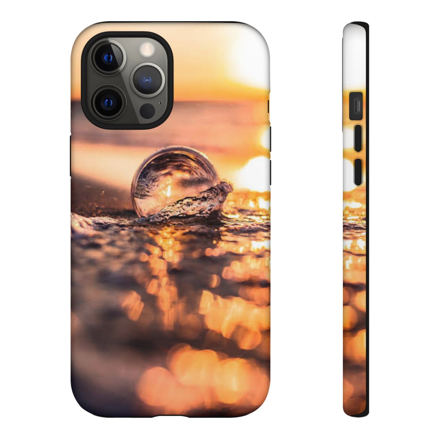 Sunset Bubble Phone Case, Tough Cases, Beach Lover Gift, Summer Vibes, Cell Phone Accessories, Unique Design, Nature Photography