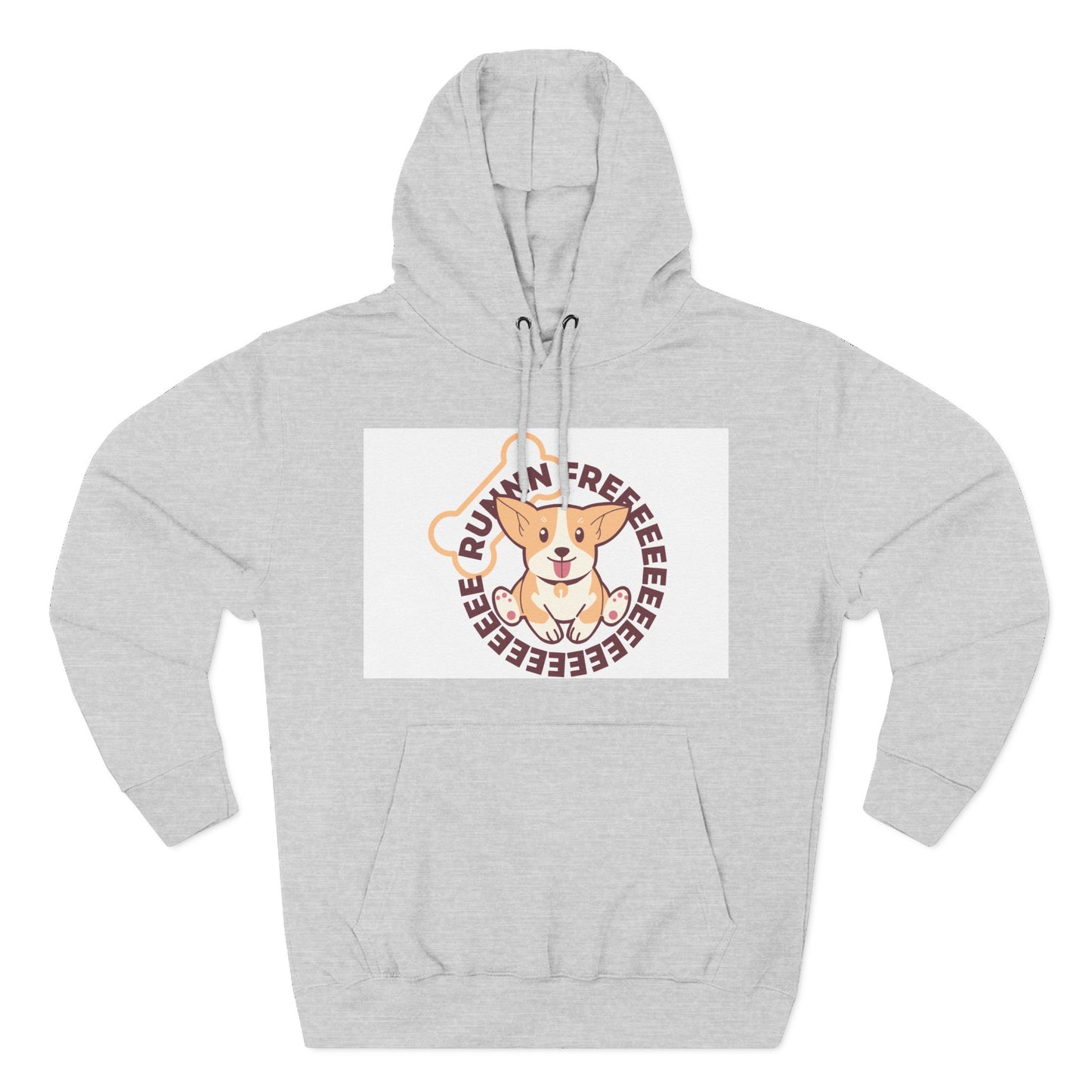 Cute Corgi Hoodie with Fun Text, Cozy Sweatshirt for Dog Lovers, Perfect Gift for Birthdays and Holidays, Fleece Sweatshirt