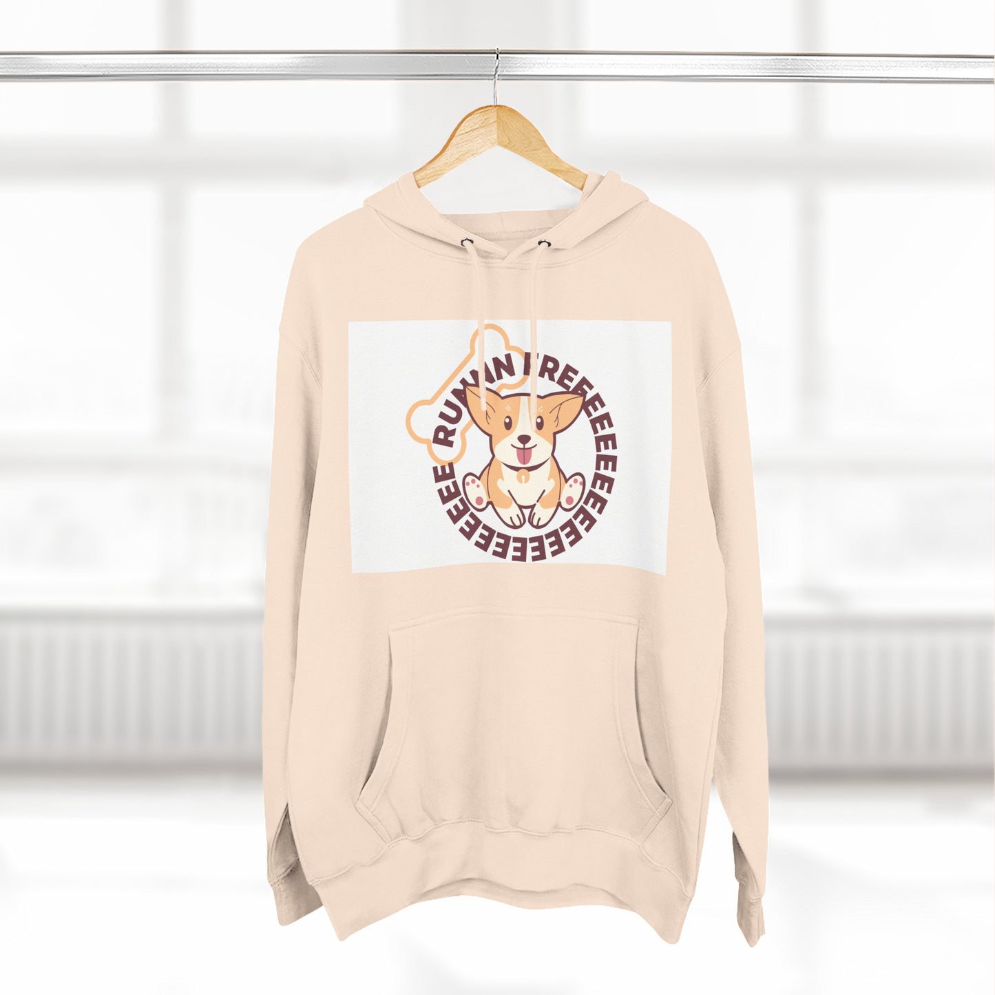 Cute Corgi Hoodie with Fun Text, Cozy Sweatshirt for Dog Lovers, Perfect Gift for Birthdays and Holidays, Fleece Sweatshirt