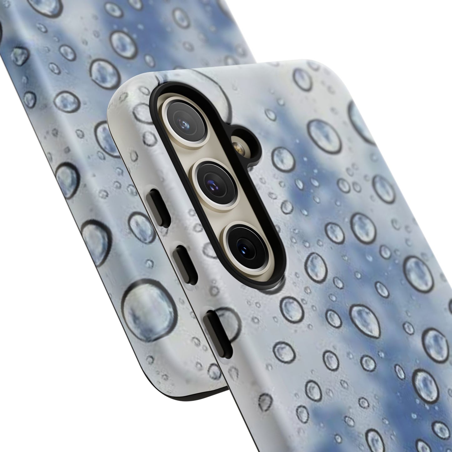 Blue Water Droplet Phone Case, Tough Cases for Protection, Stylish Cellphone Cover, Unique Gifts for Her, Durable and Trendy