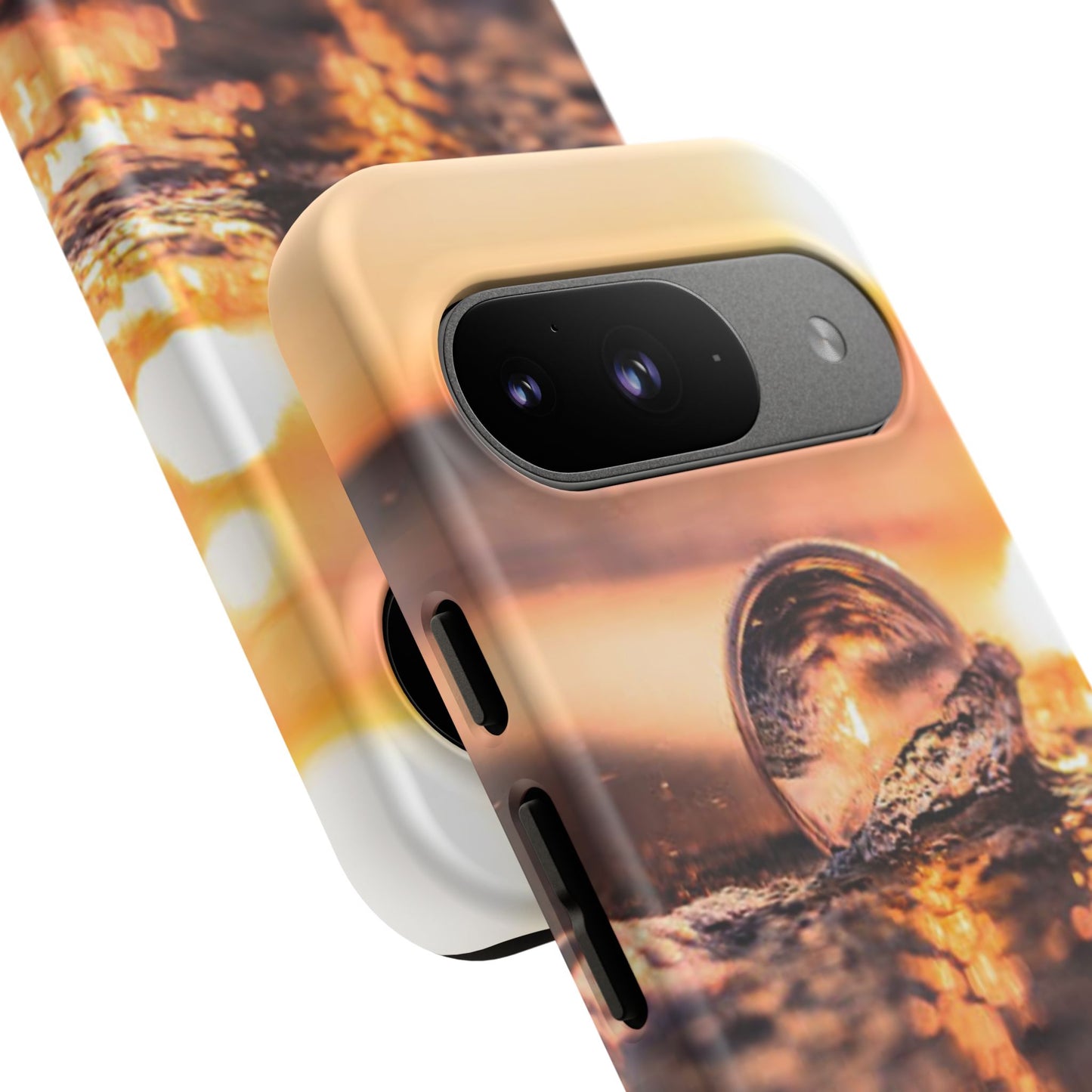 Sunset Bubble Phone Case, Tough Cases, Beach Lover Gift, Summer Vibes, Cell Phone Accessories, Unique Design, Nature Photography